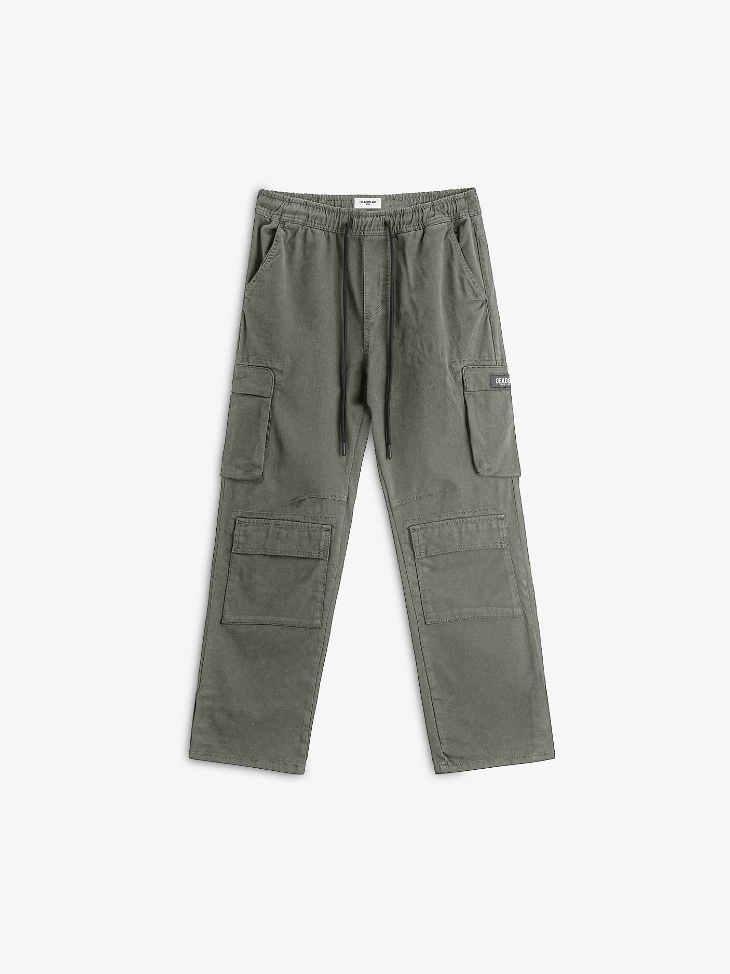 Washed Stone Grey Cargo Pants