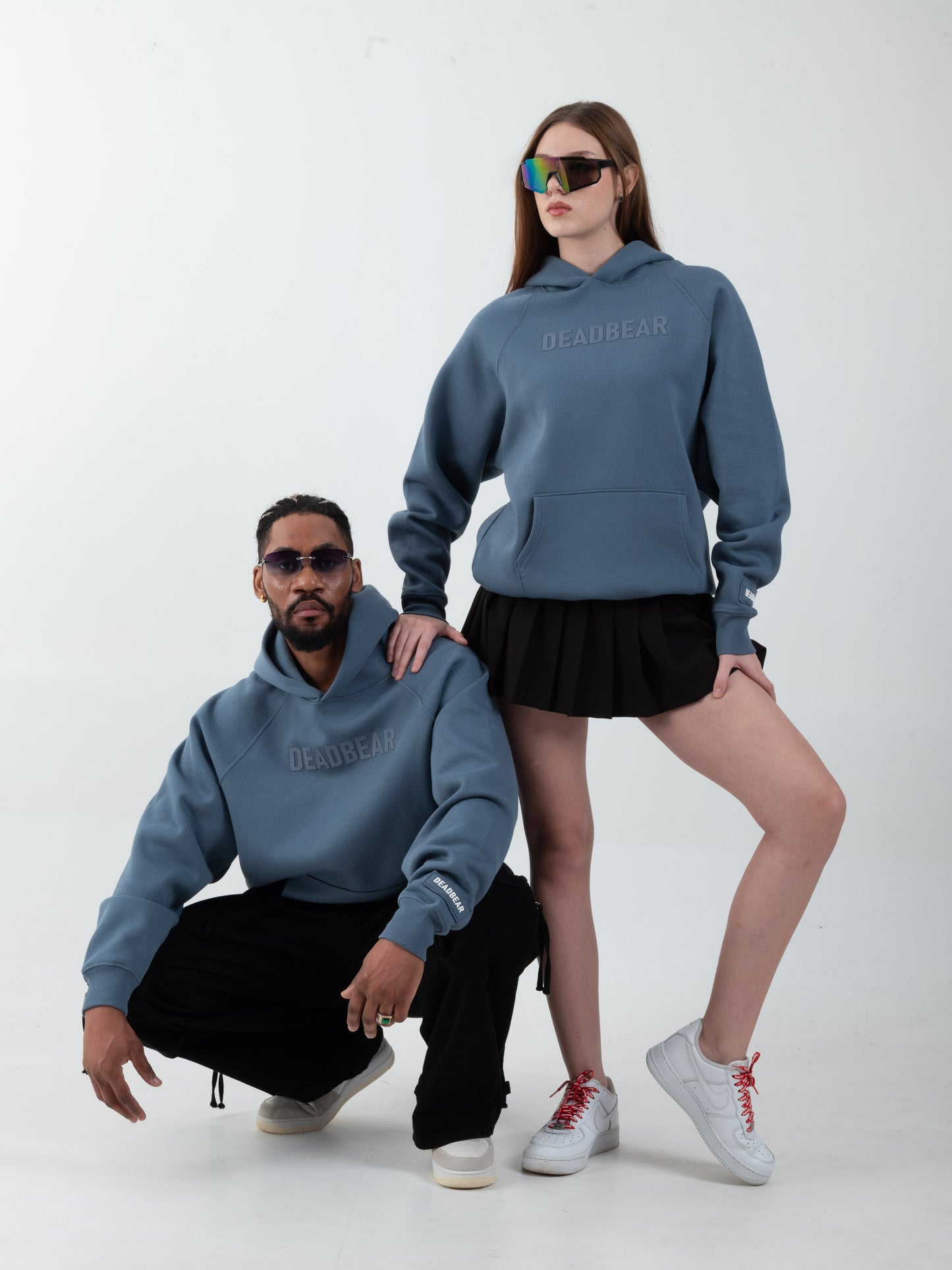 Basic Slate Blue Hoodie