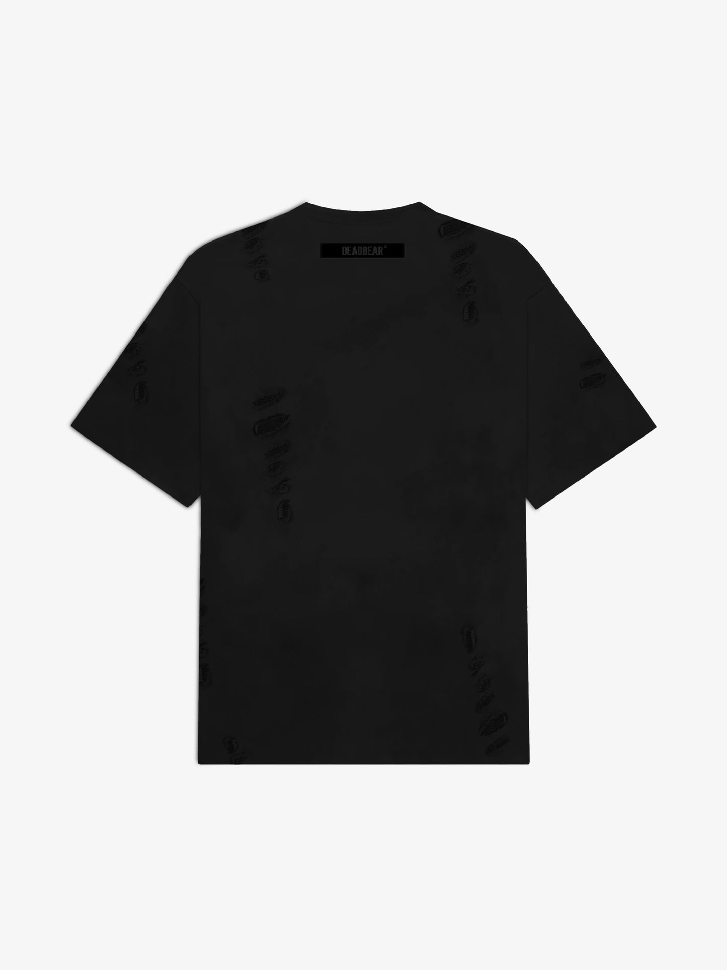 Distressed Black Tee