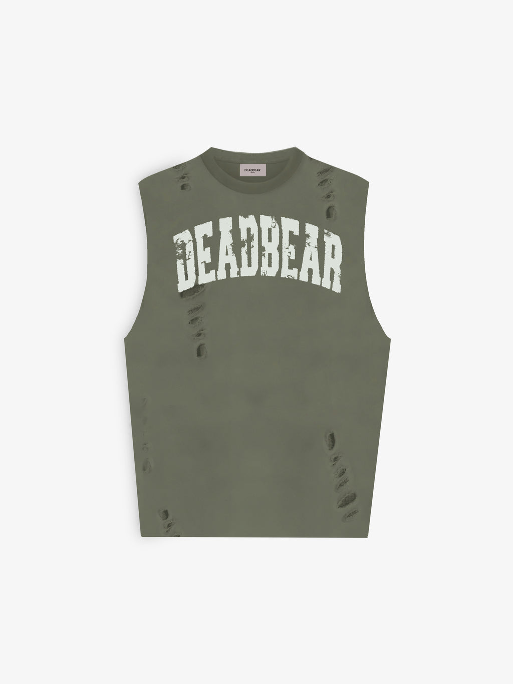 Distressed Olive Tank
