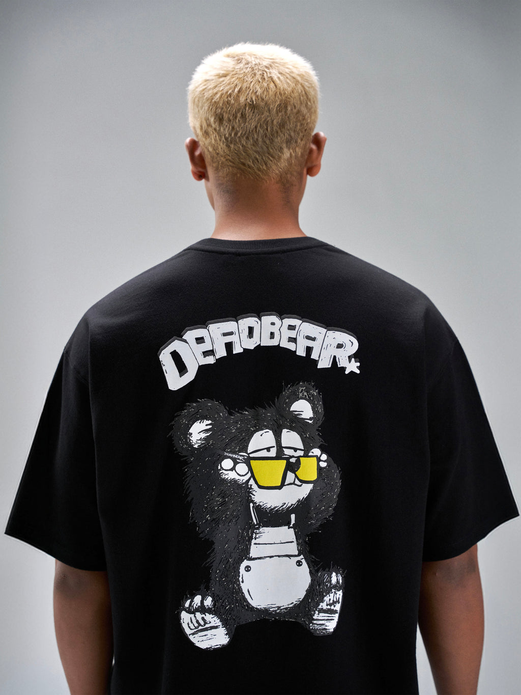 Scribbled Bear Tee Black