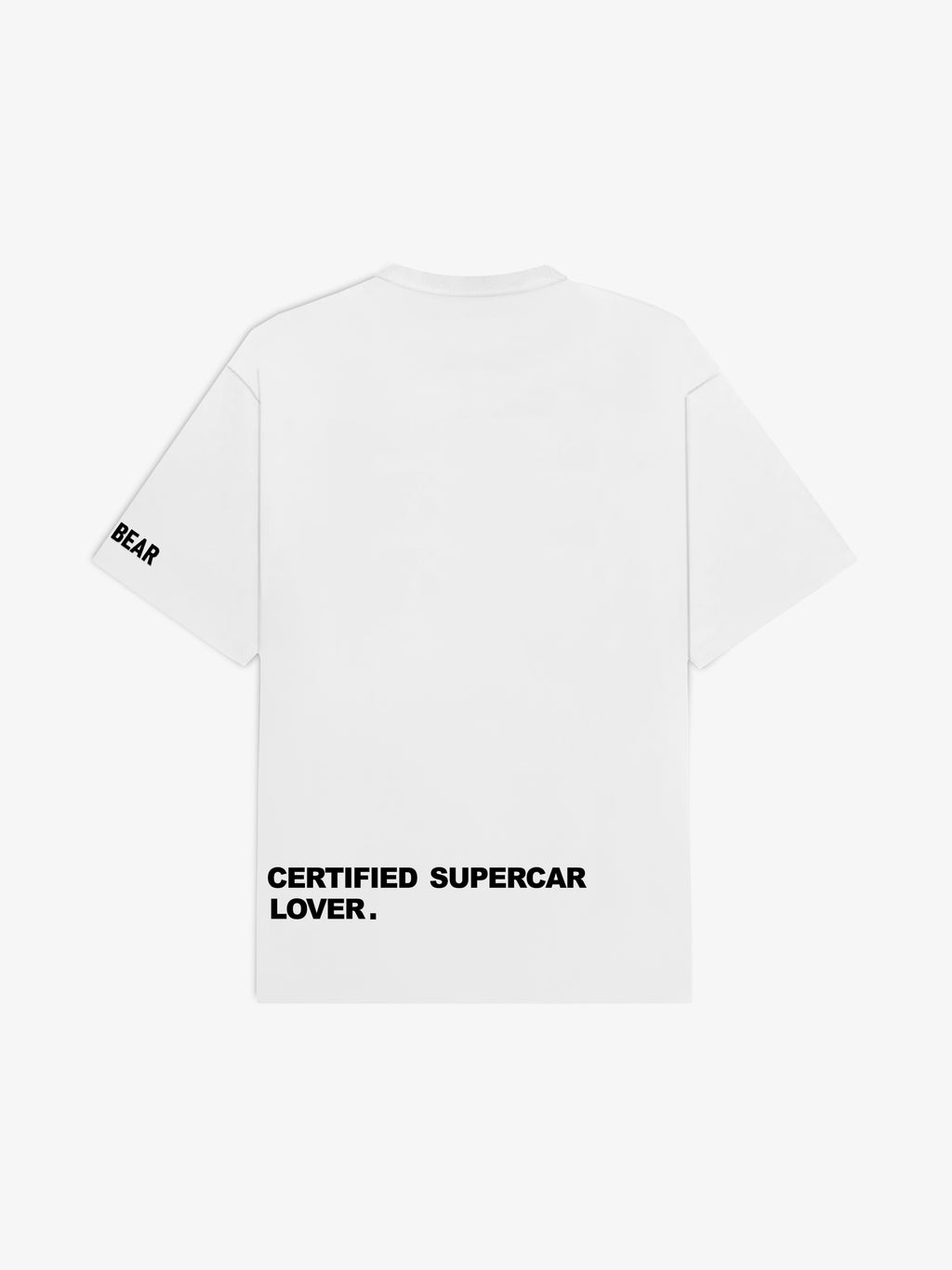 SUPERCAR LOVER TEE CREAM WHITE