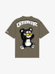 Scribbled Bear Tee Brown