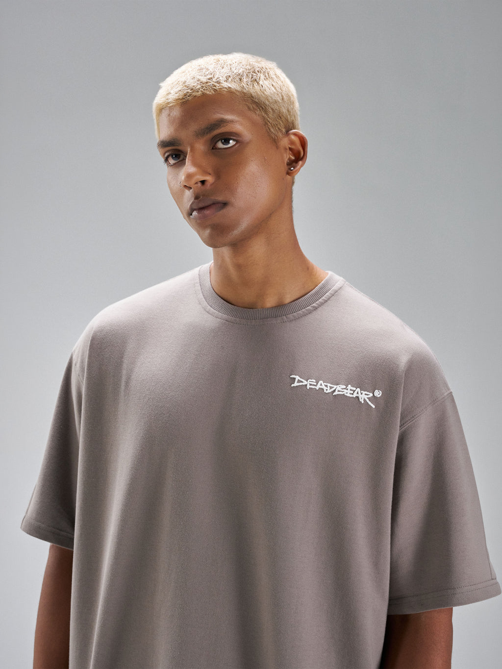 Scribbled Bear Tee Brown