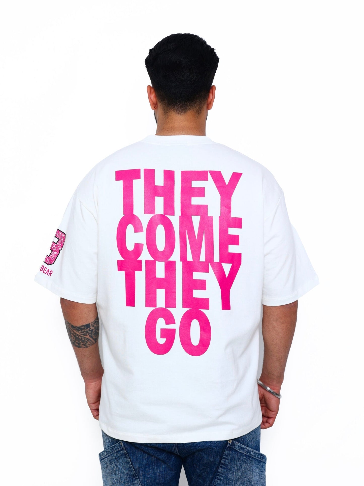 They Come They Go Cream White Tee