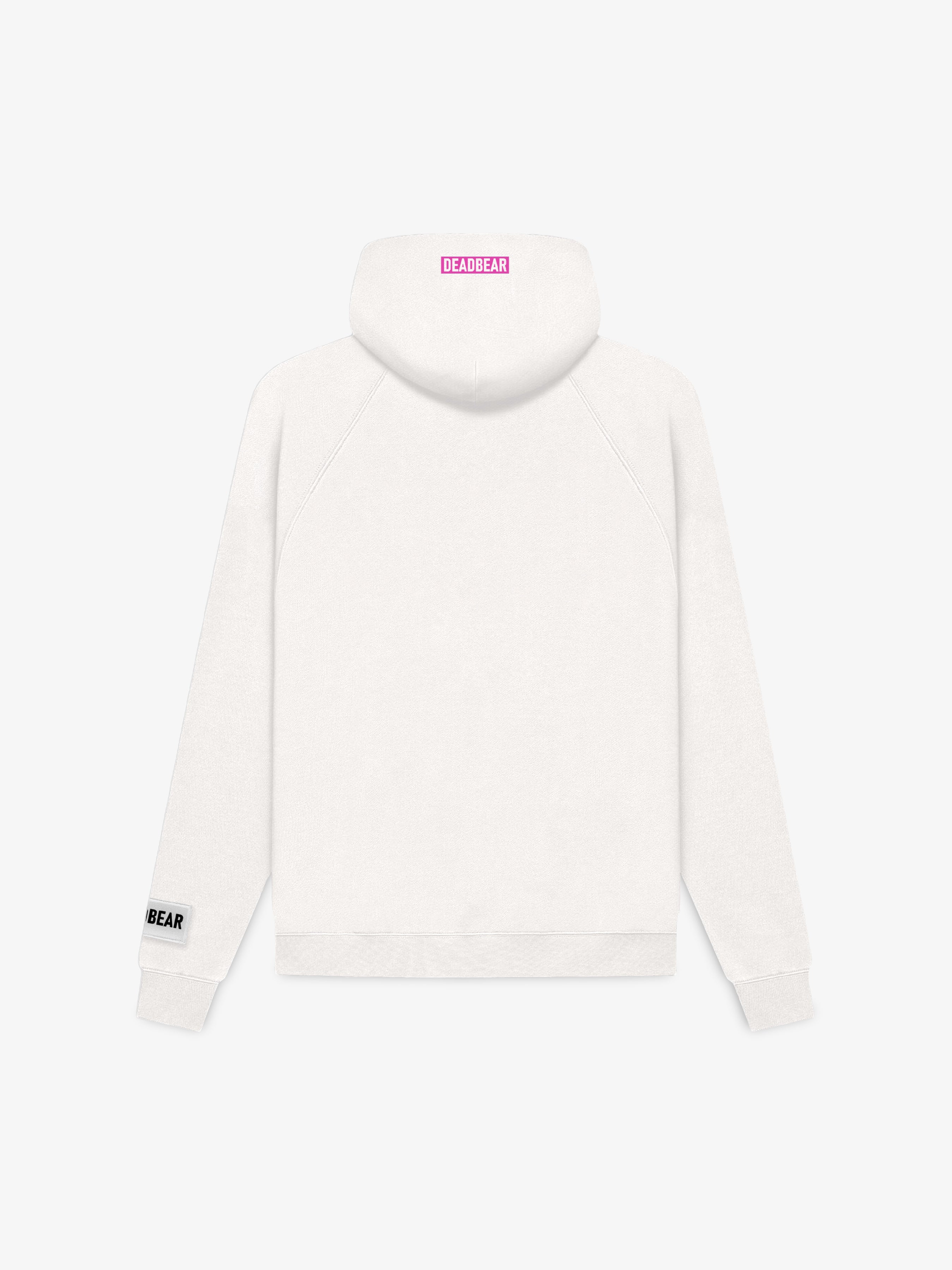 Cream White Graphic Hoodie