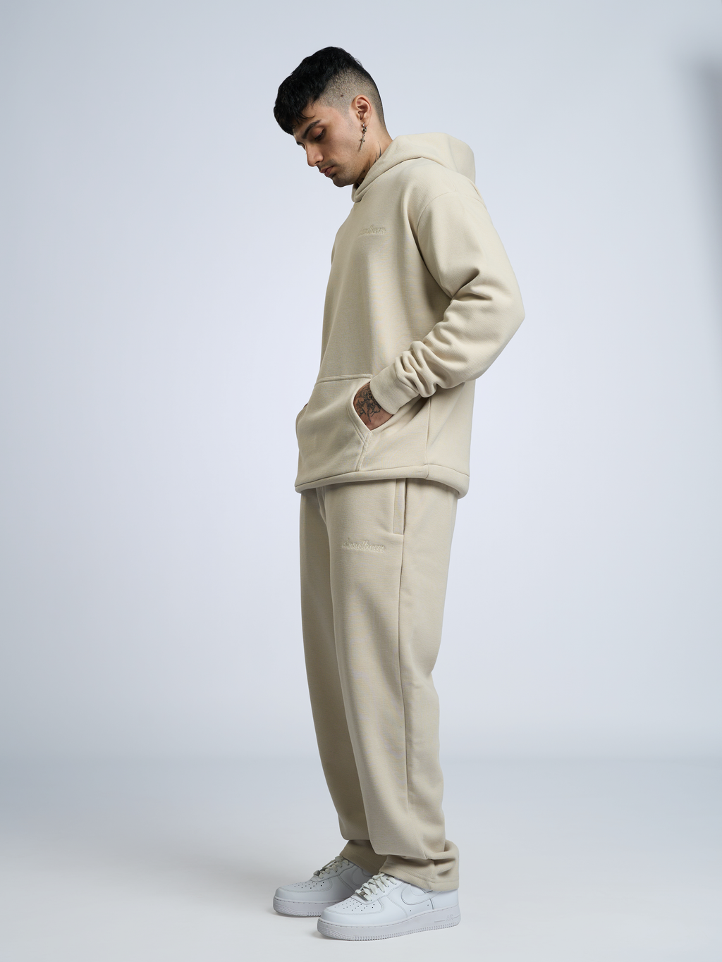 Co-ord Hoodie Beige