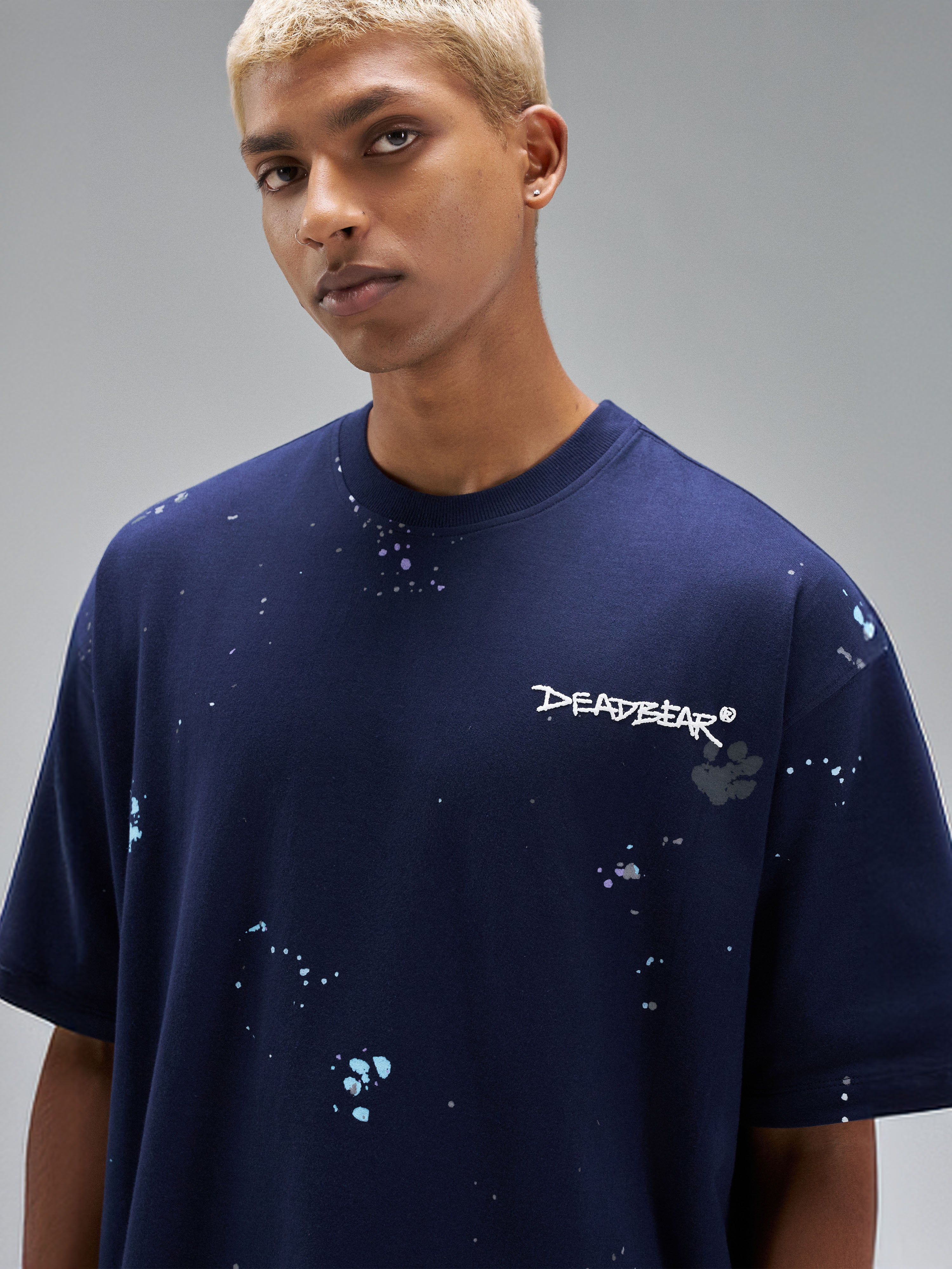 Grumpy Bear Tee Navy
