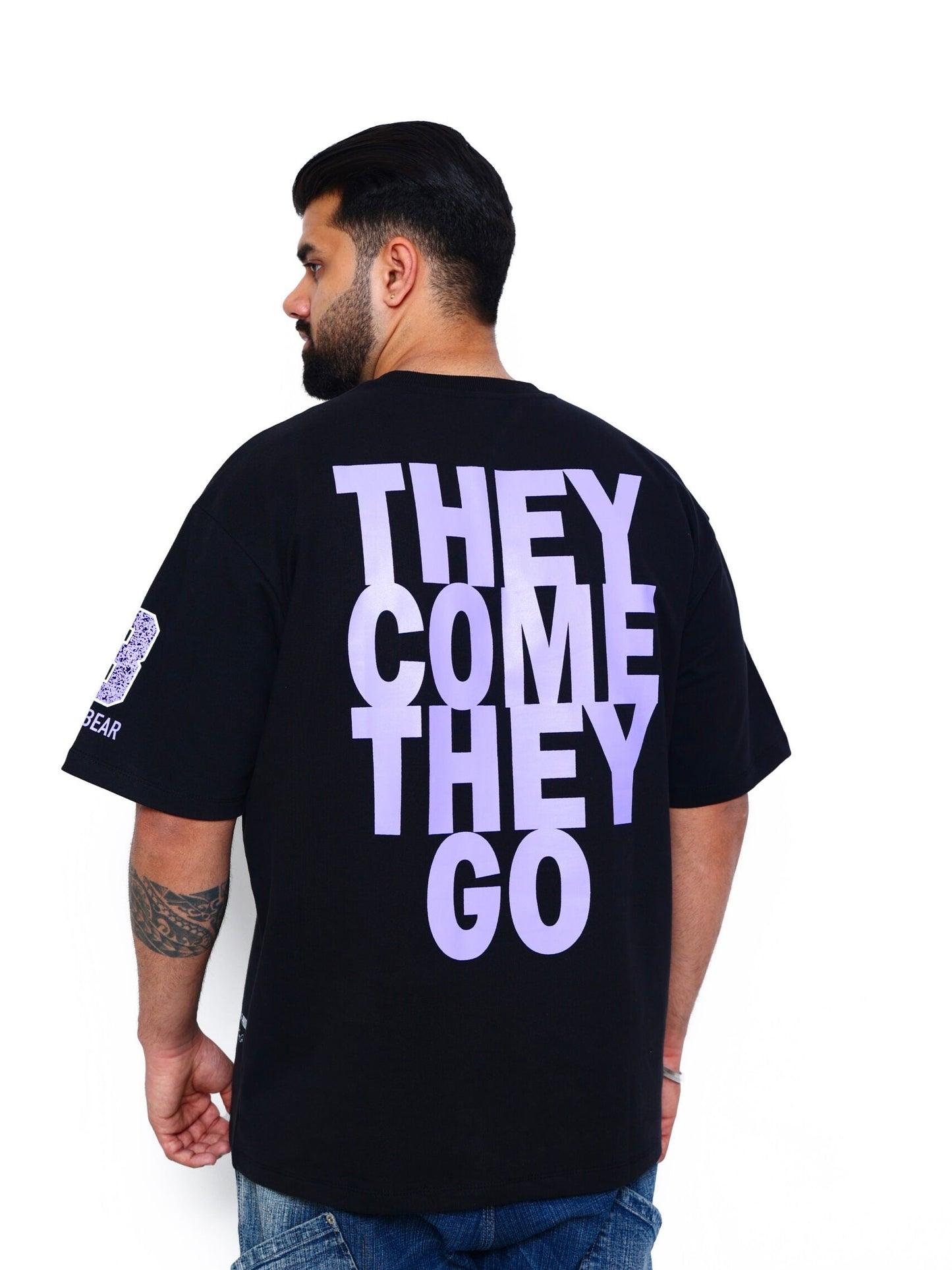 They Come They Go Black Tee