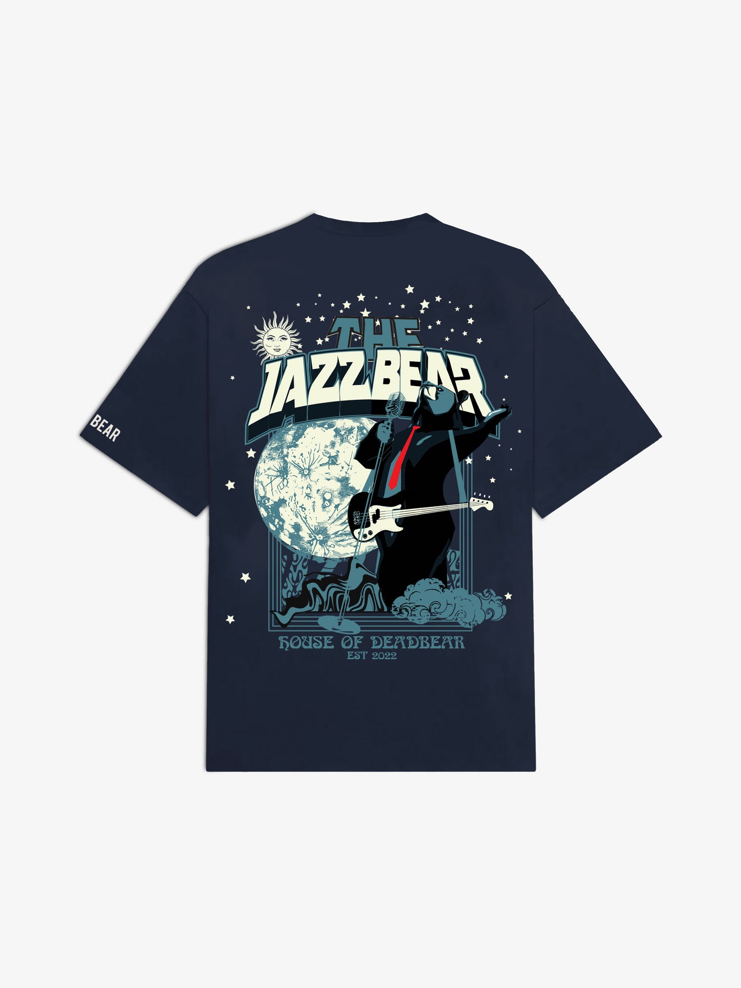 The Jazzbear Tee Navy Blue