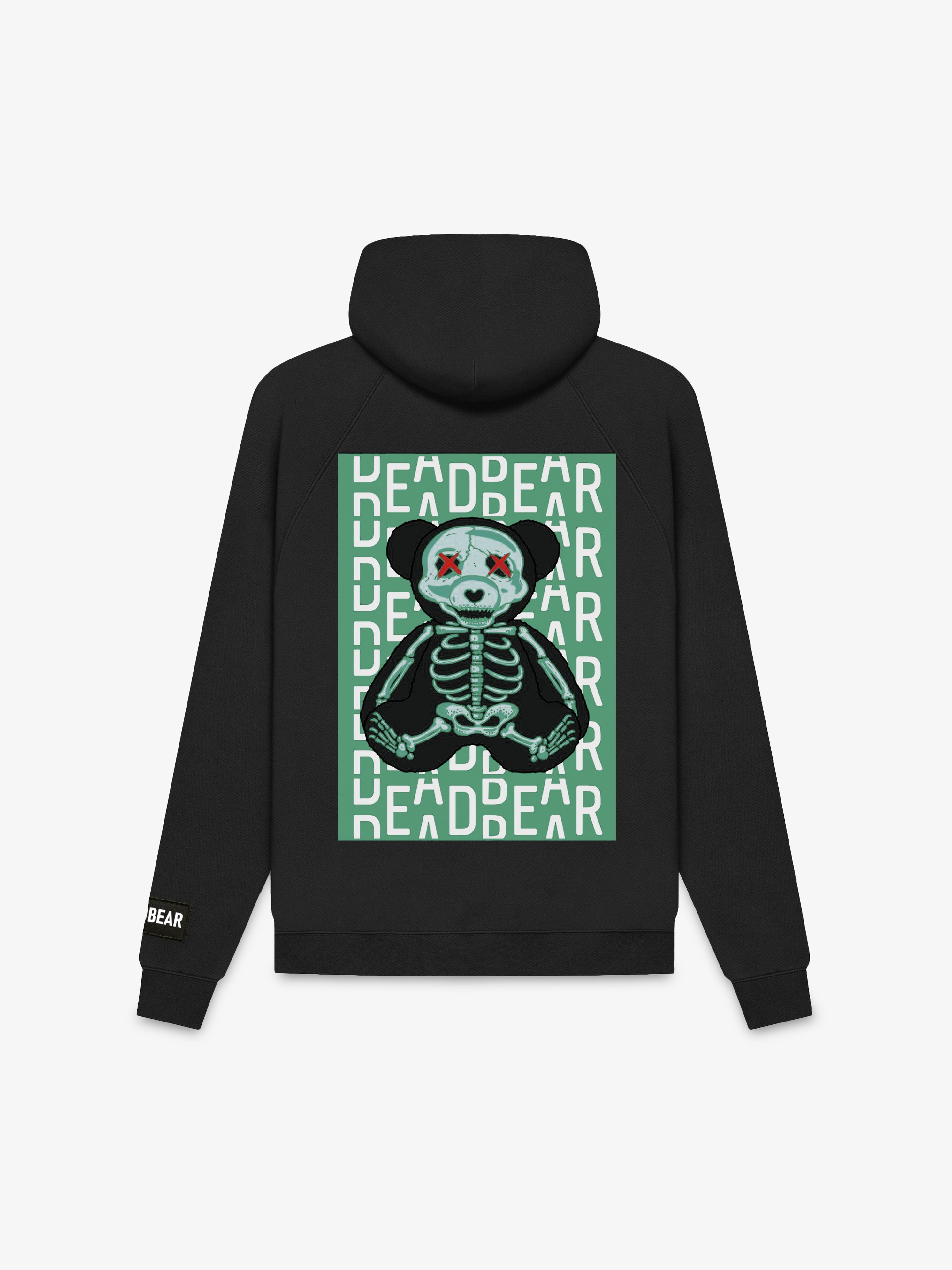 Black shops skeleton hoodie