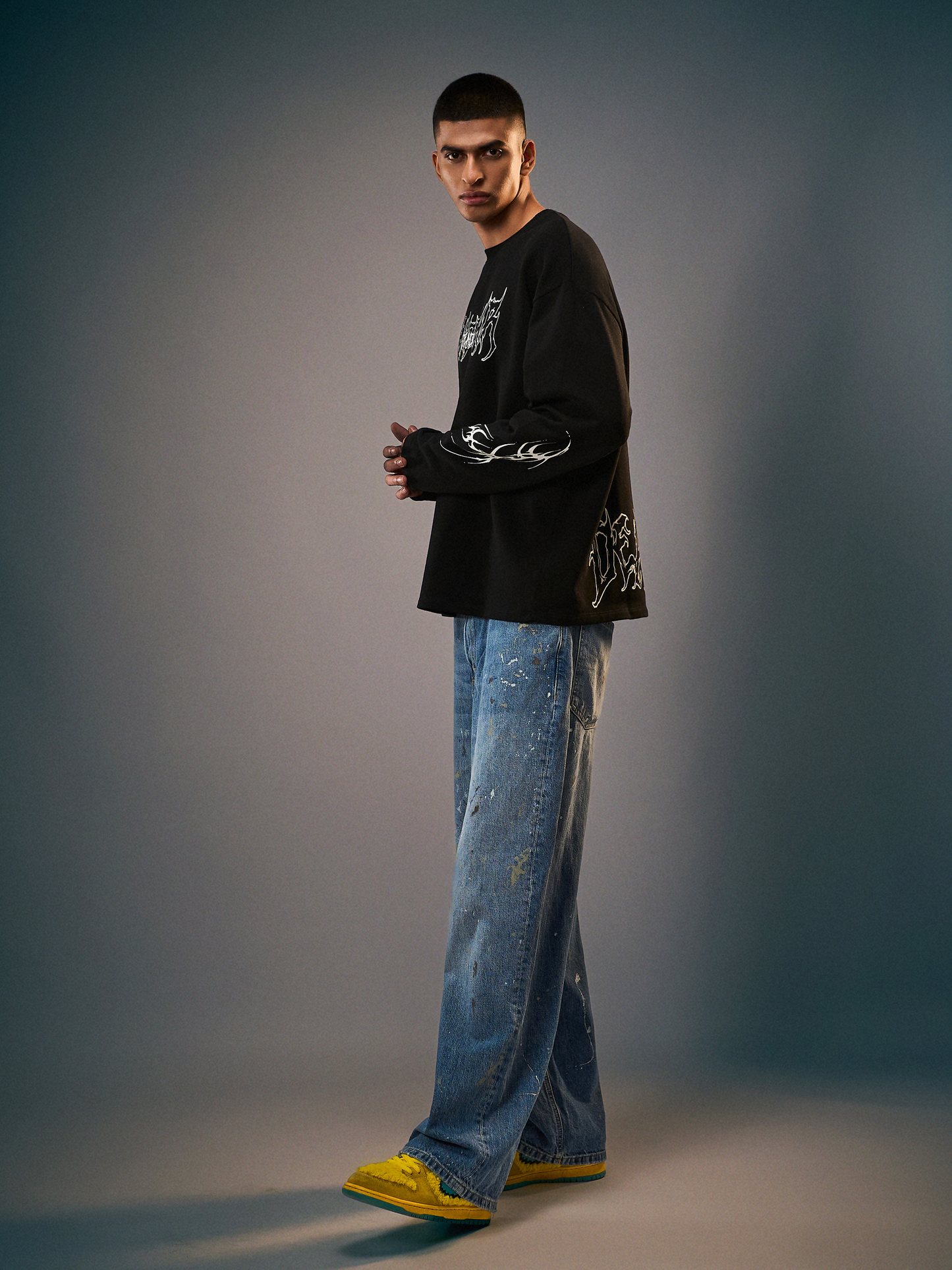 Flames 2.0 Tee Black