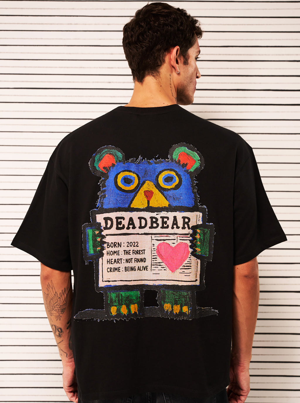 Mugshot Tee Black