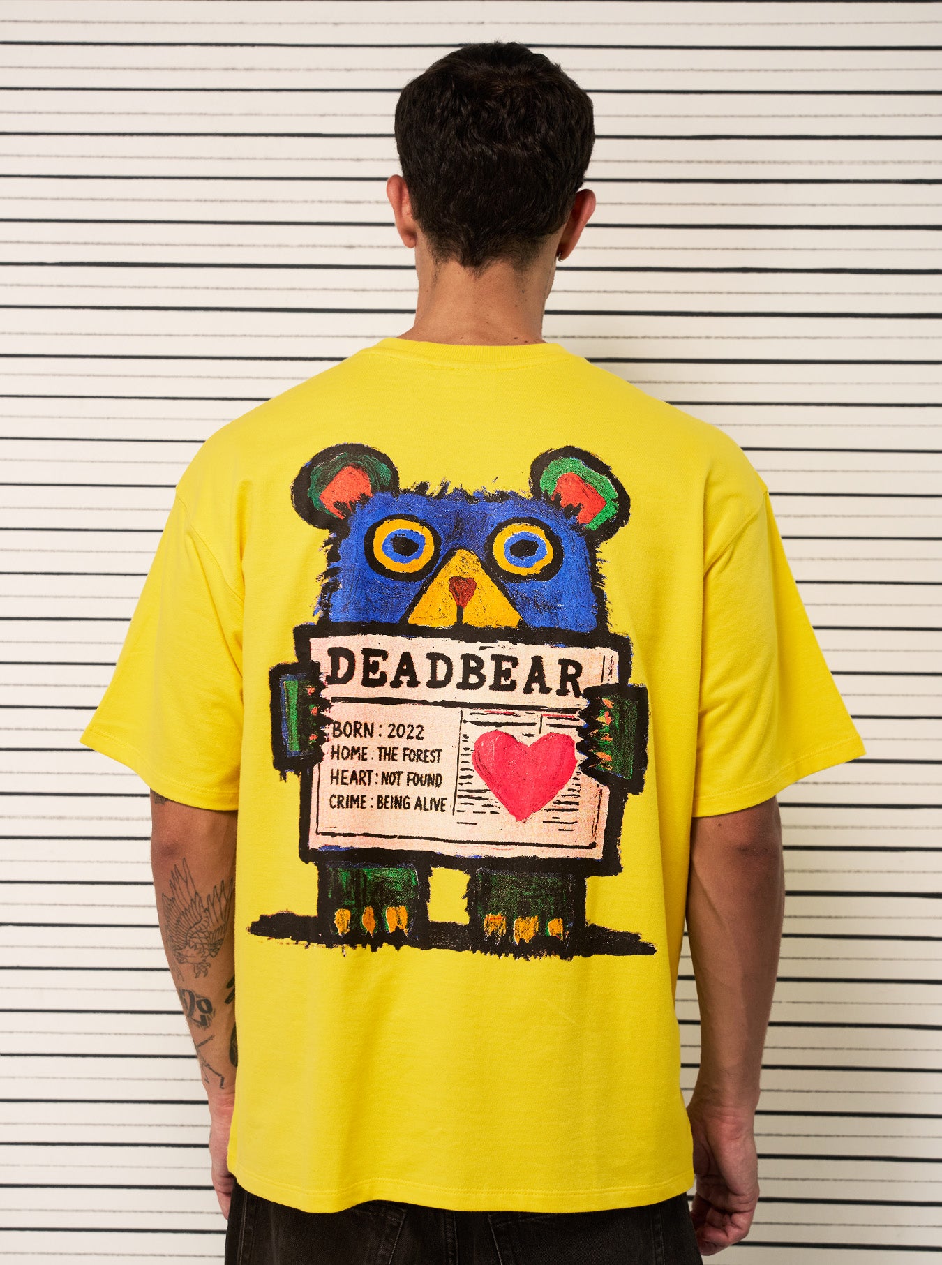 Mugshot Tee Yellow