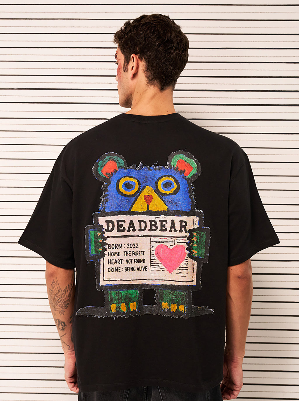 Mugshot Tee Black