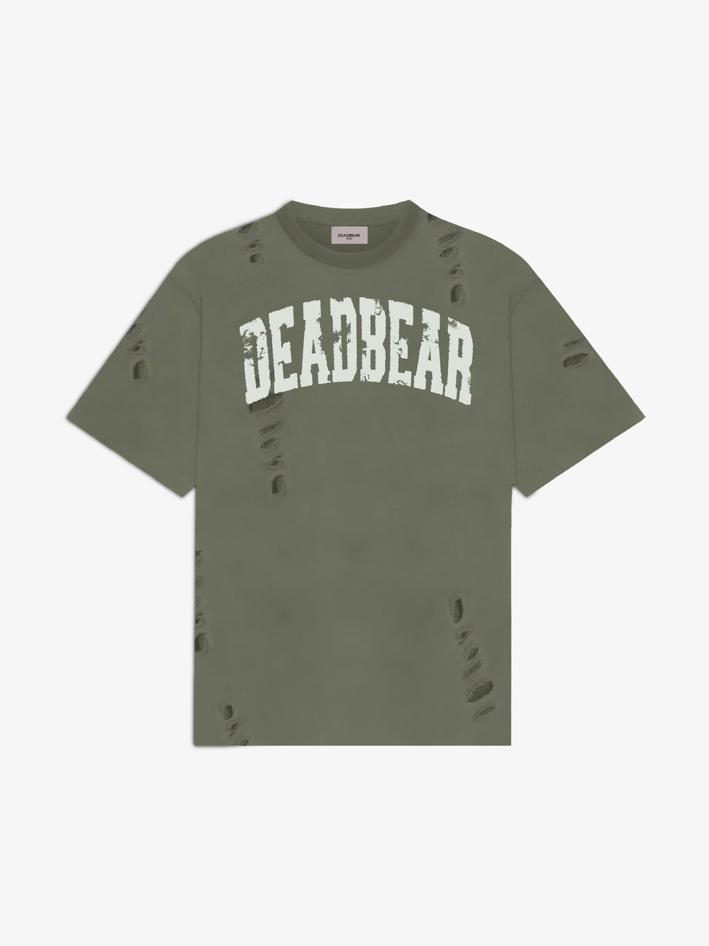 Distressed Olive Tee