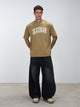 Distressed Brown Tee