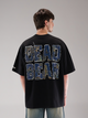 Fake Denim Tee Black