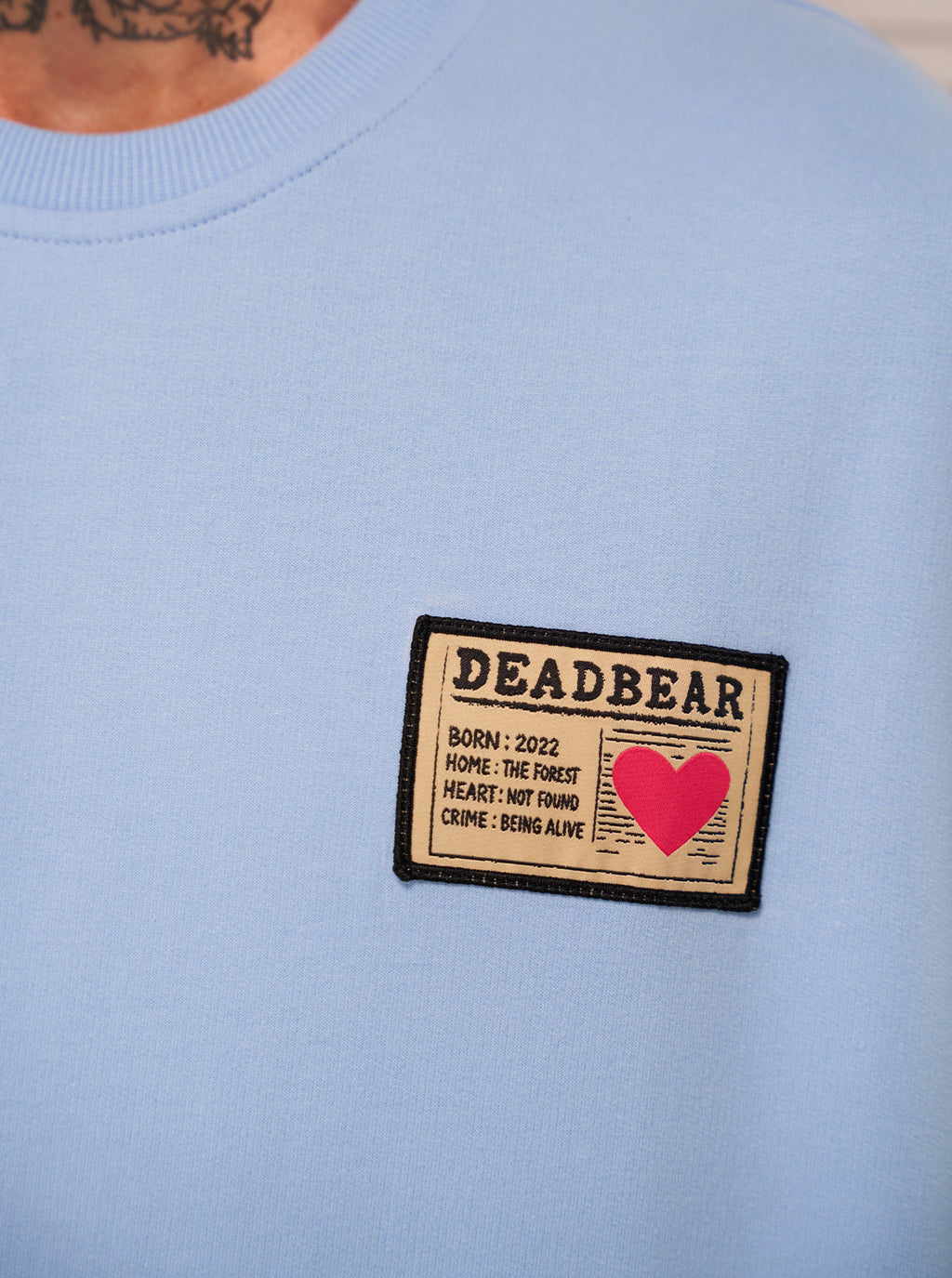 Mugshot Tee Sky Blue