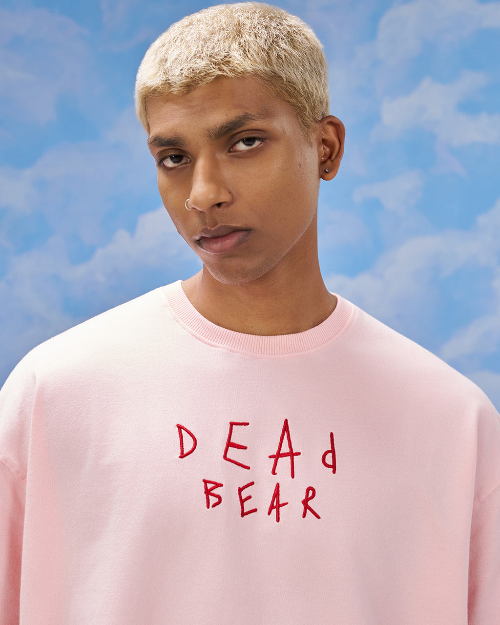 Scribbled Logo Tee Pink