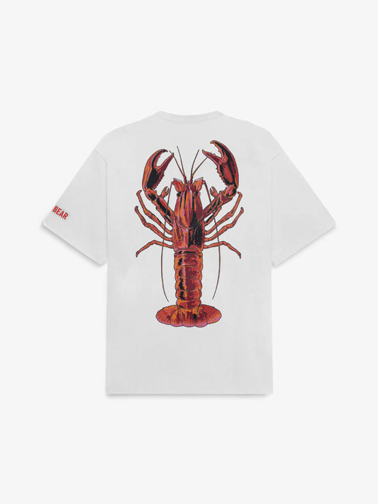 The Lobster Tee - Cream White