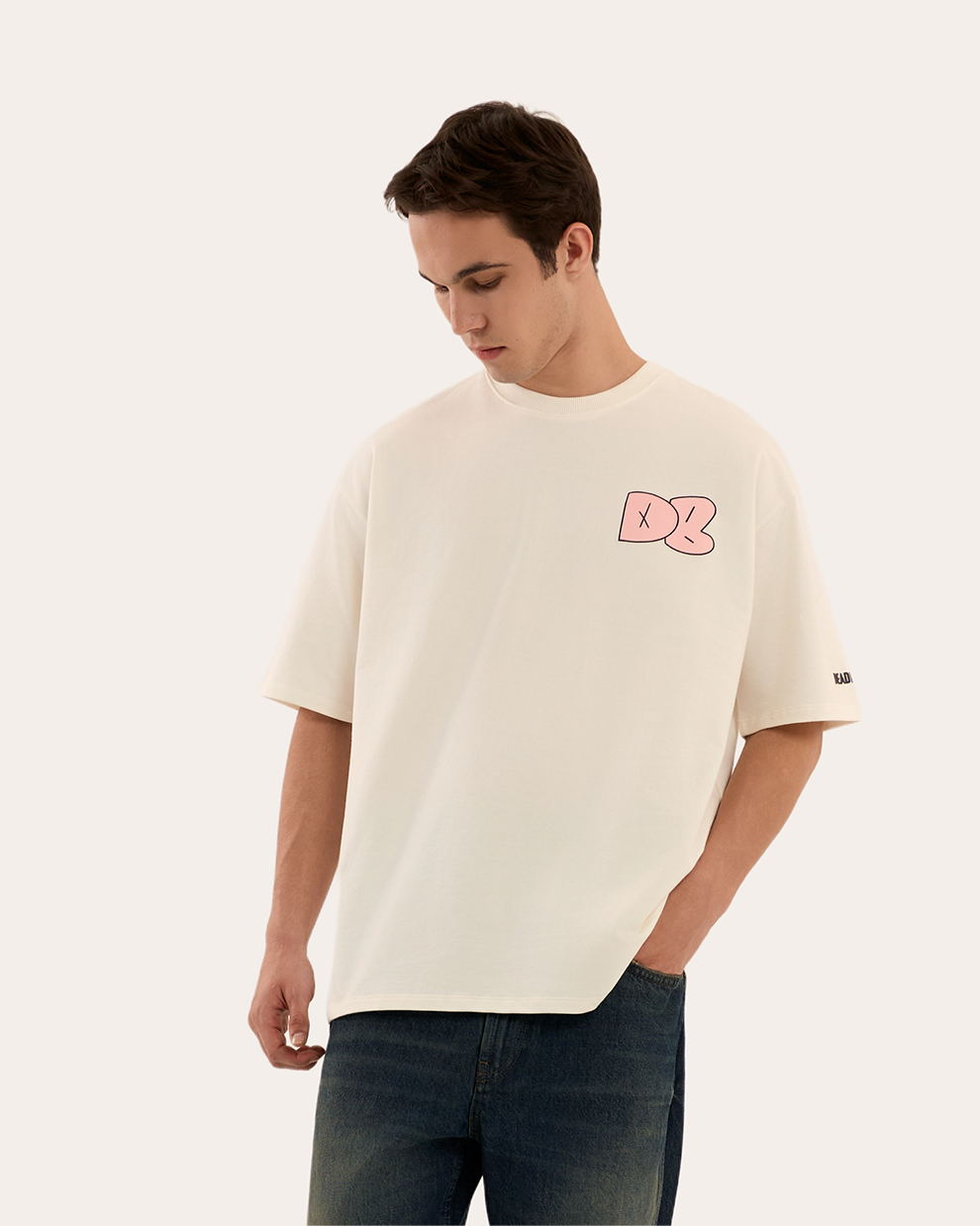 The Bat Tee Cream White