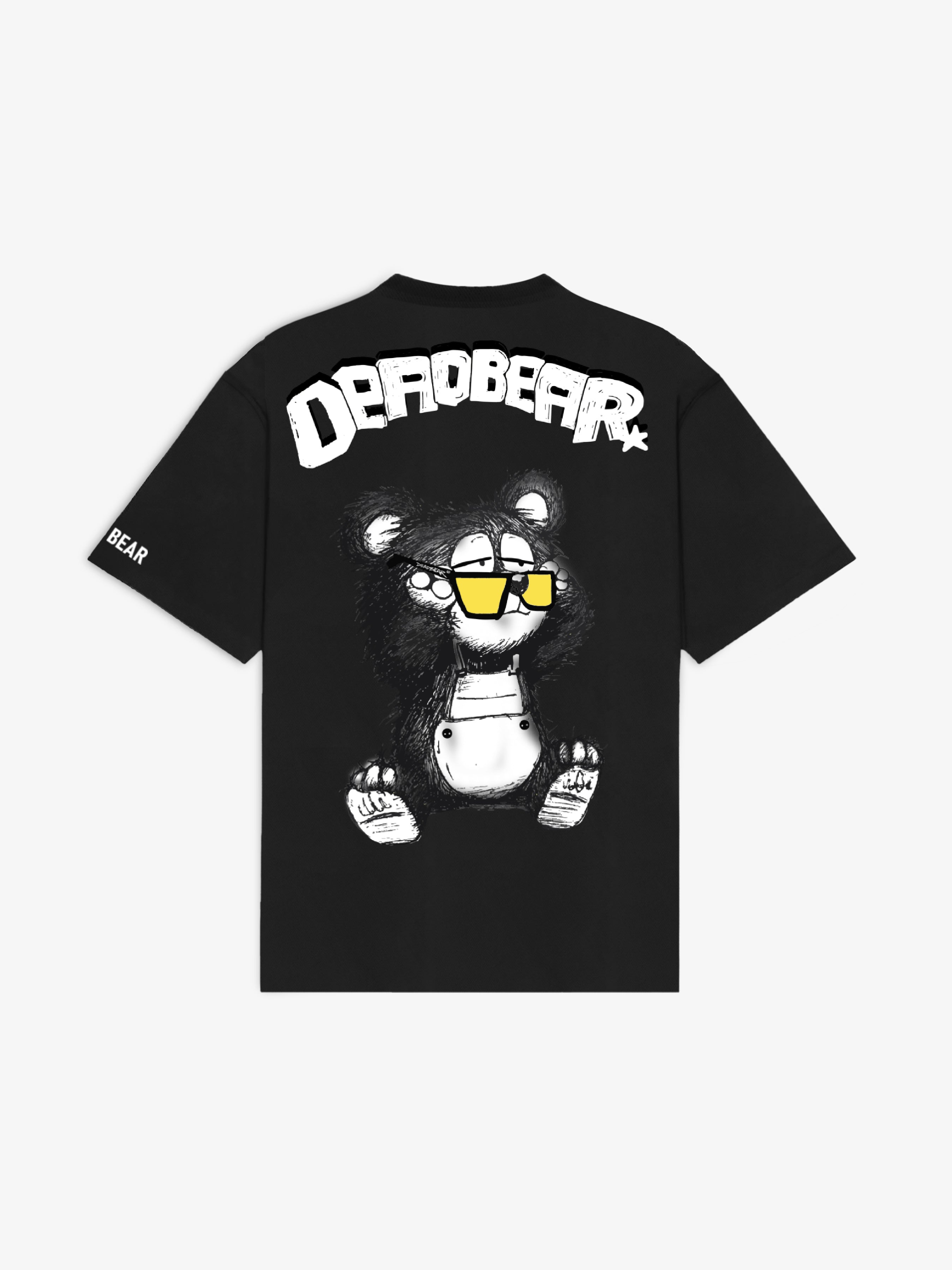 Scribbled Bear Tee Black