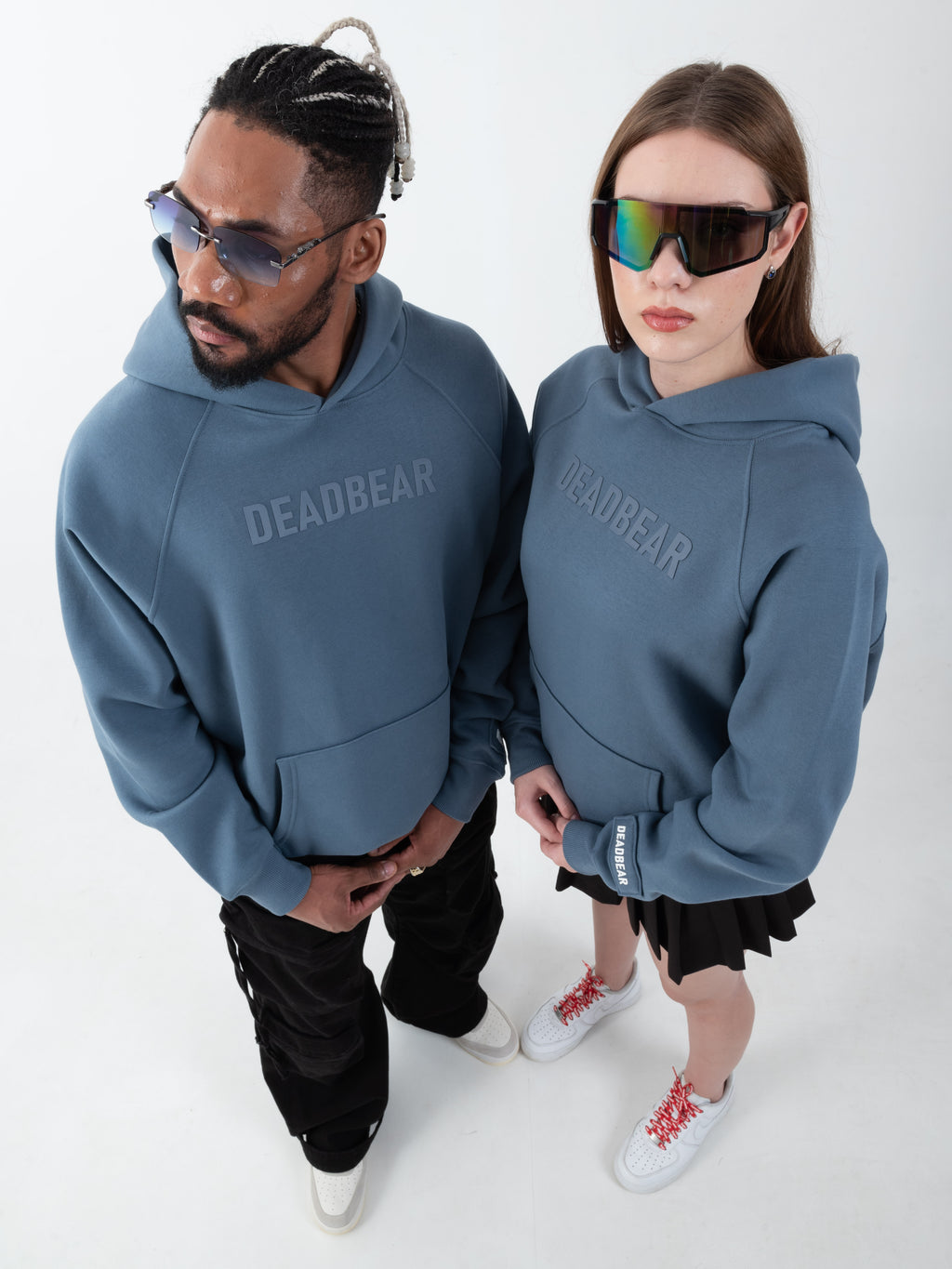 Basic Slate Blue Hoodie