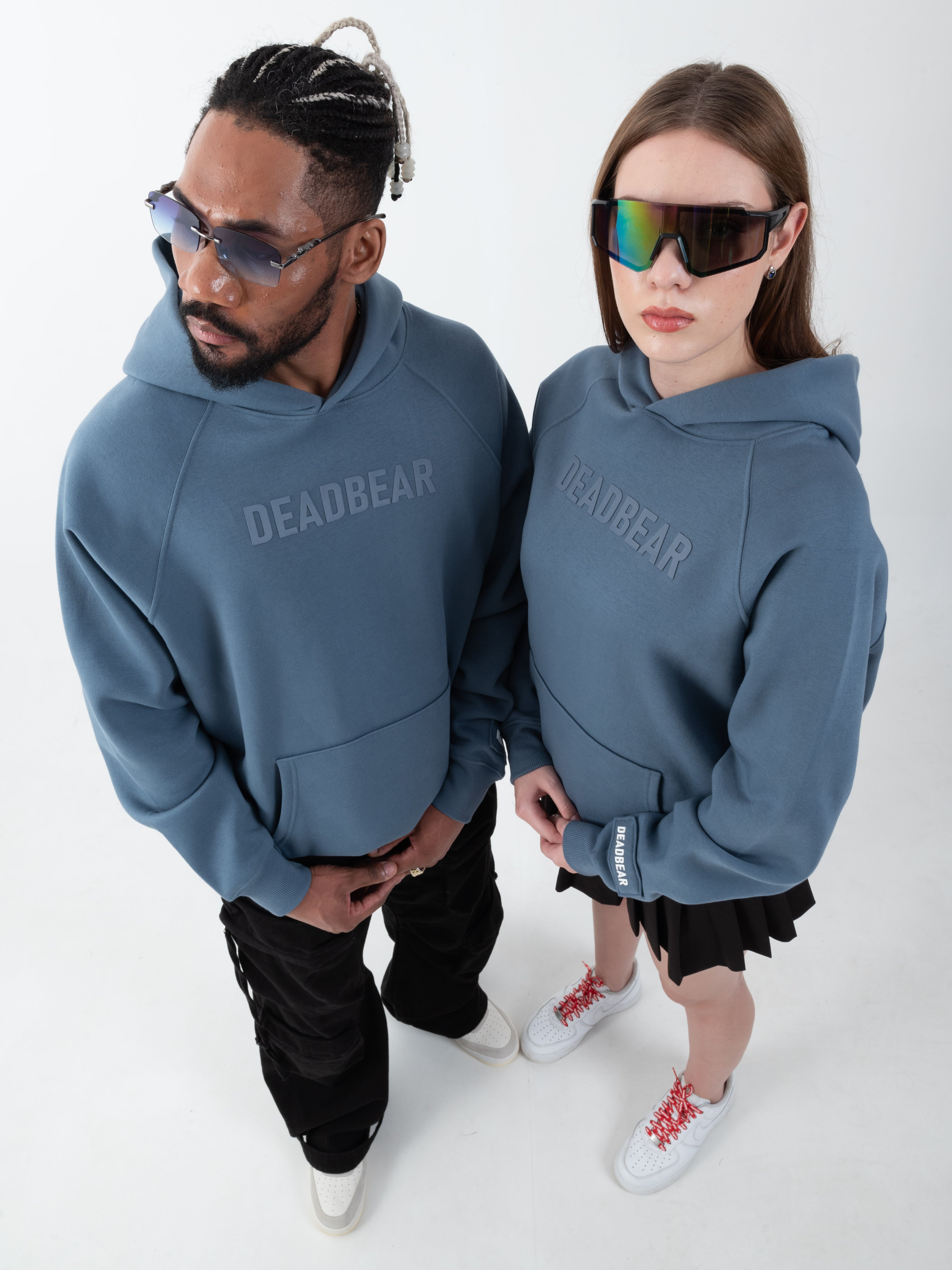 Basic Slate Blue Hoodie