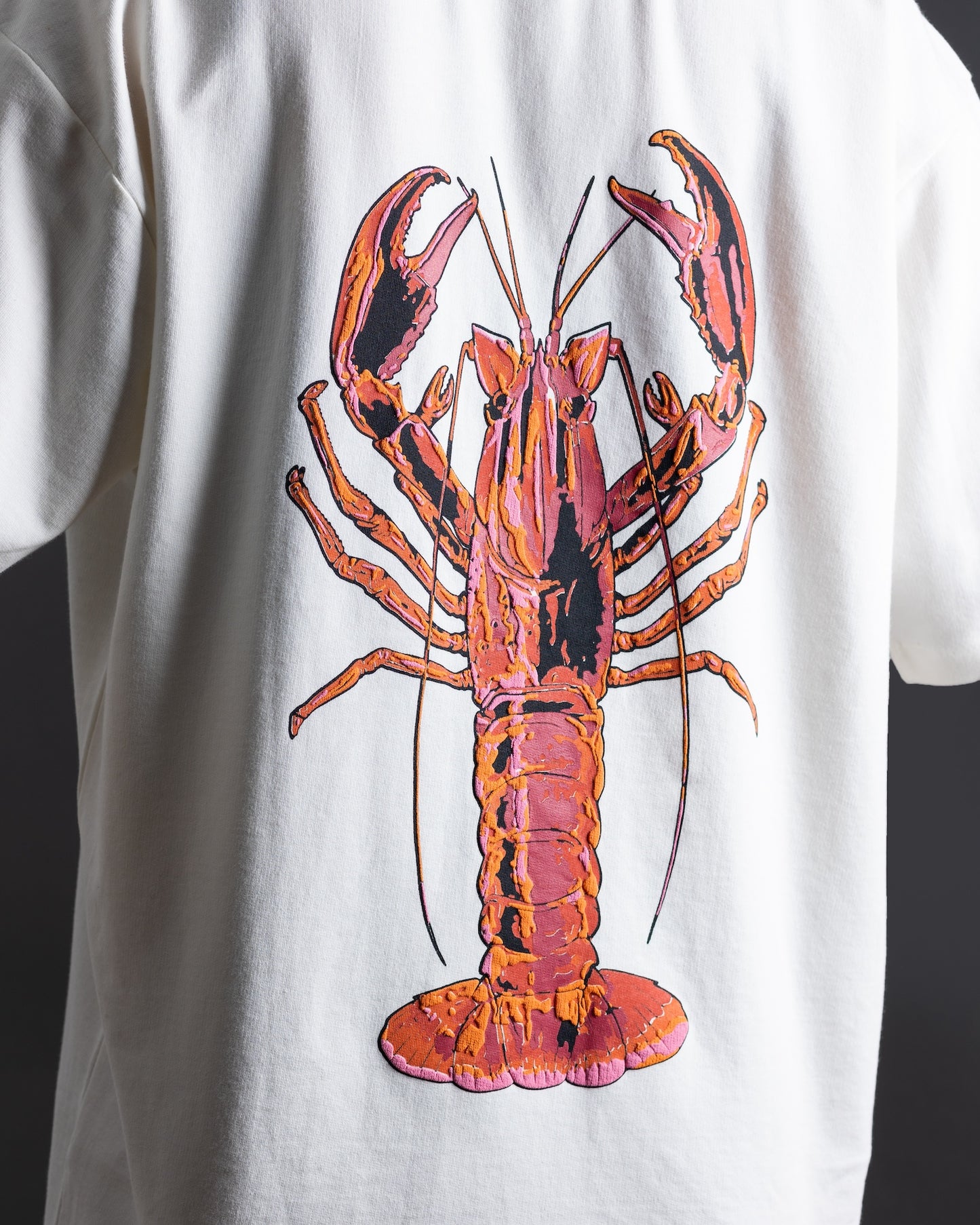 The Lobster Tee - Cream White