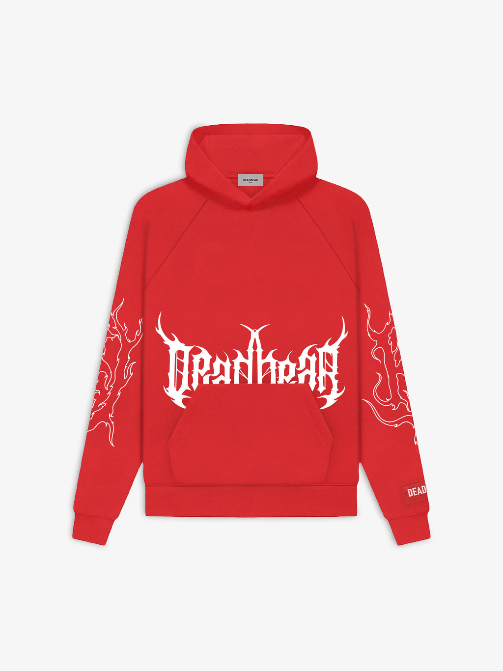 Flames Hoodie Red