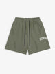 Distressed Olive Shorts