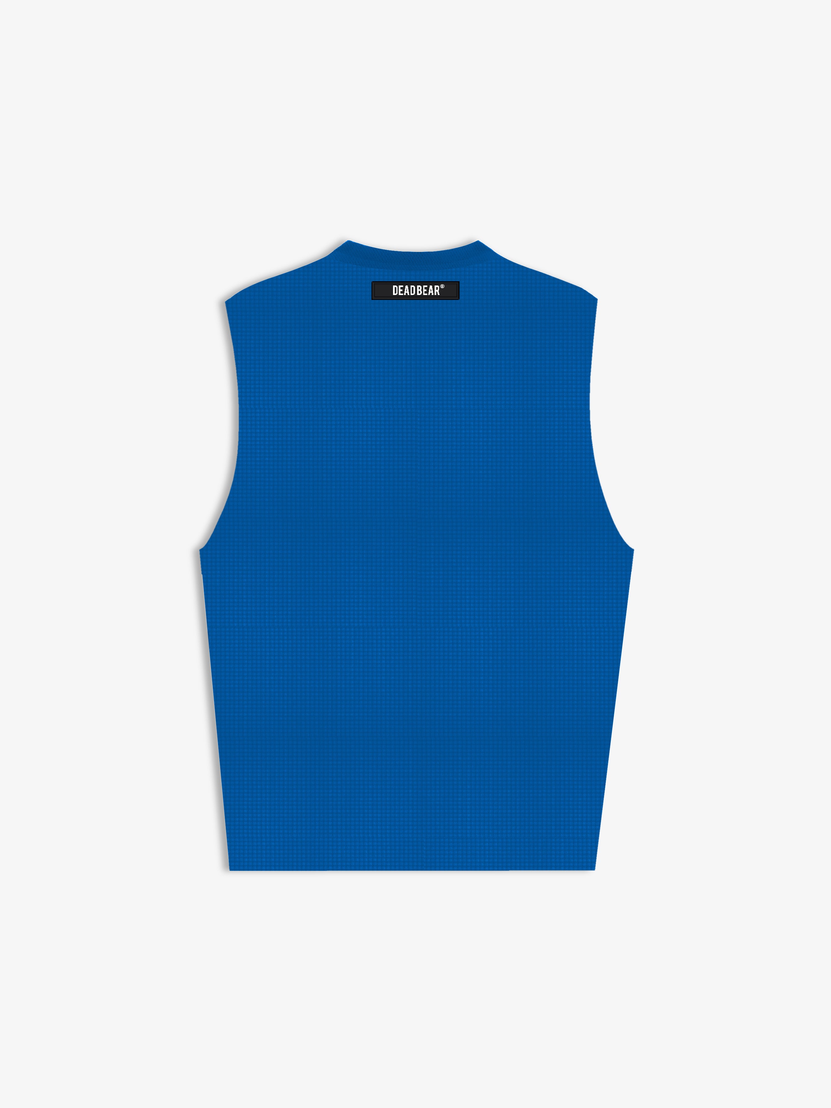 Waffle Tank Royal Blue