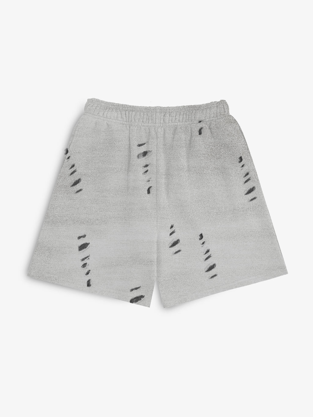 Distressed Washed Grey Shorts