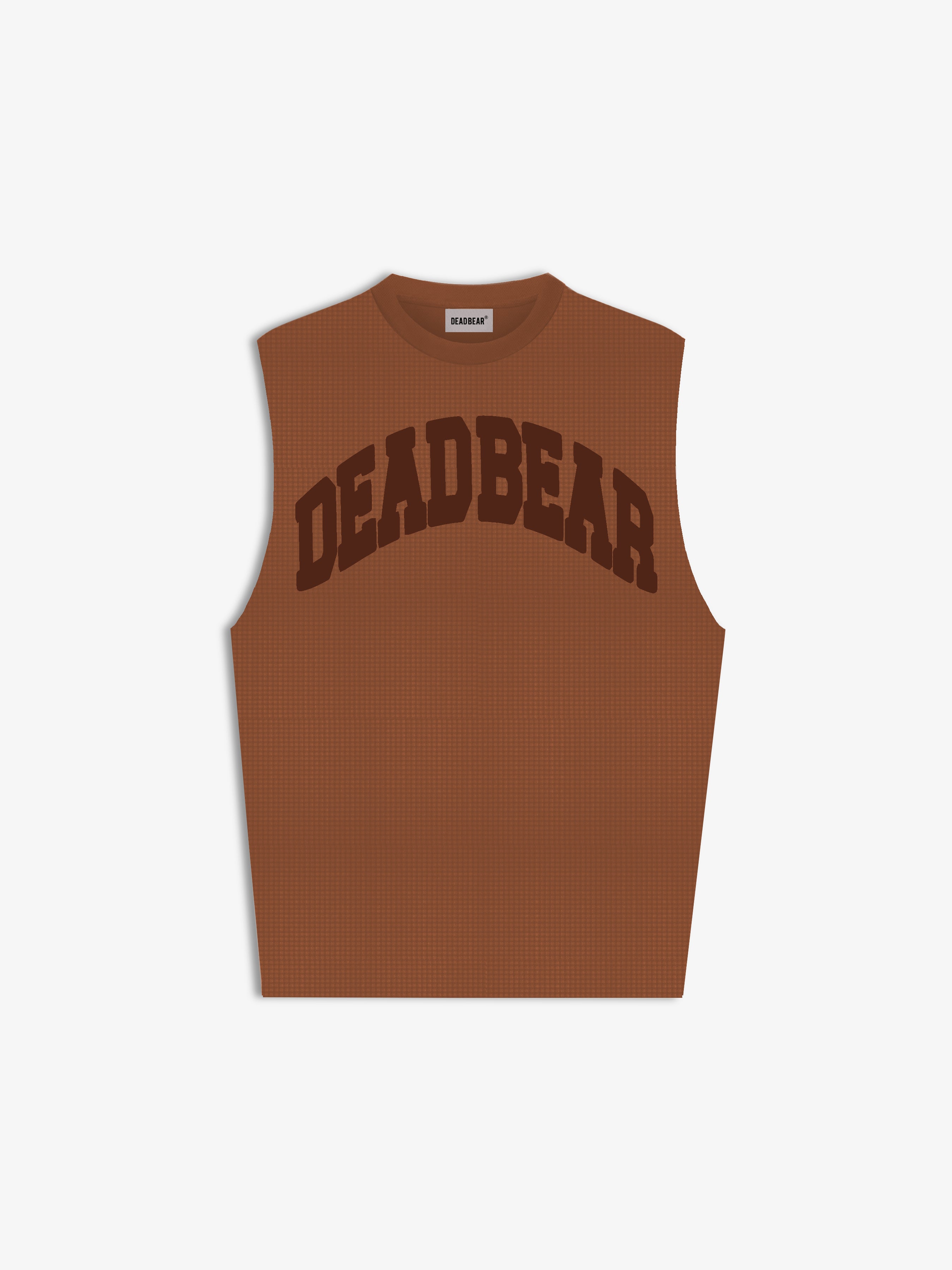 Waffle Tank Brown