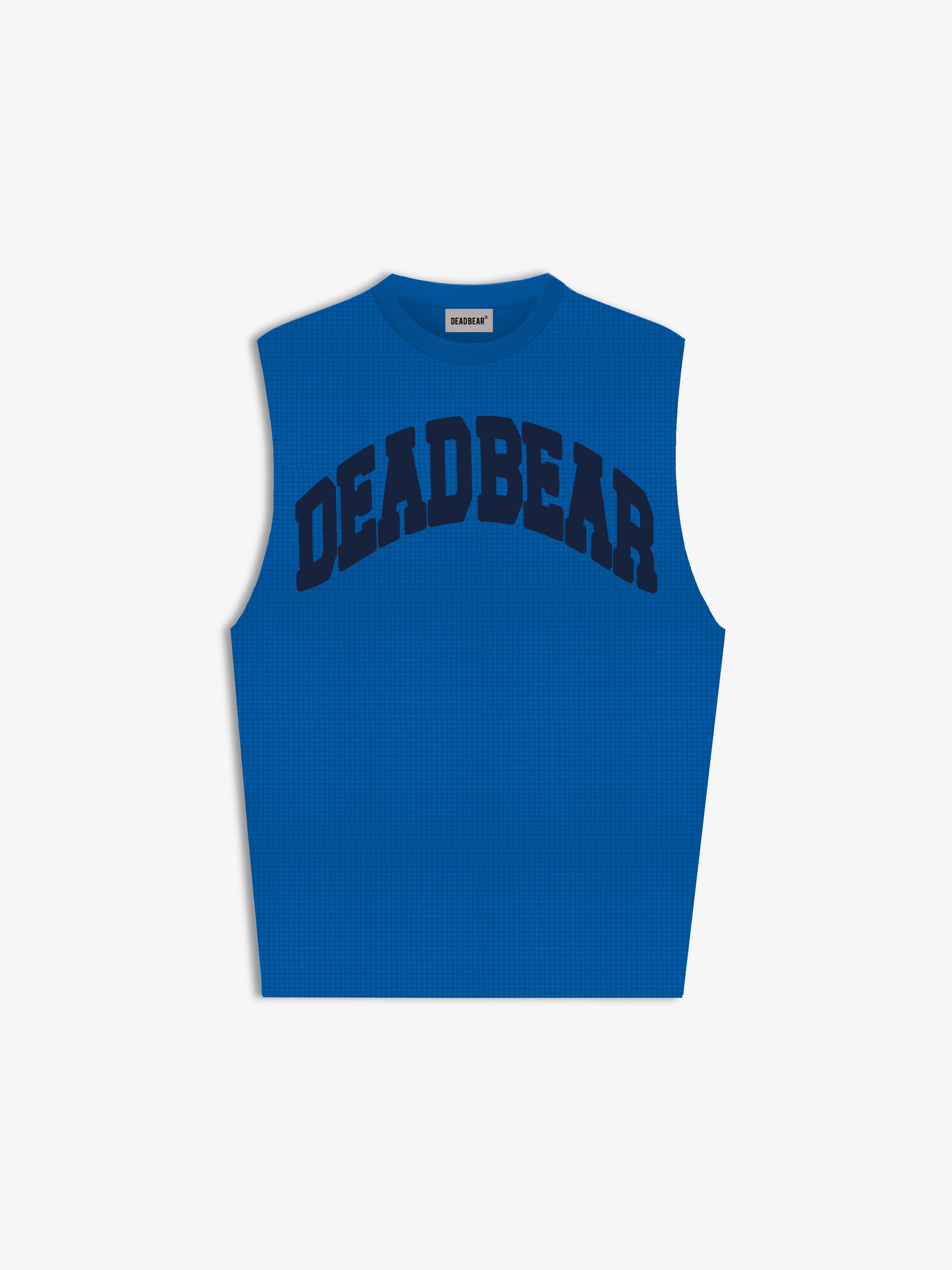 Waffle Tank Royal Blue
