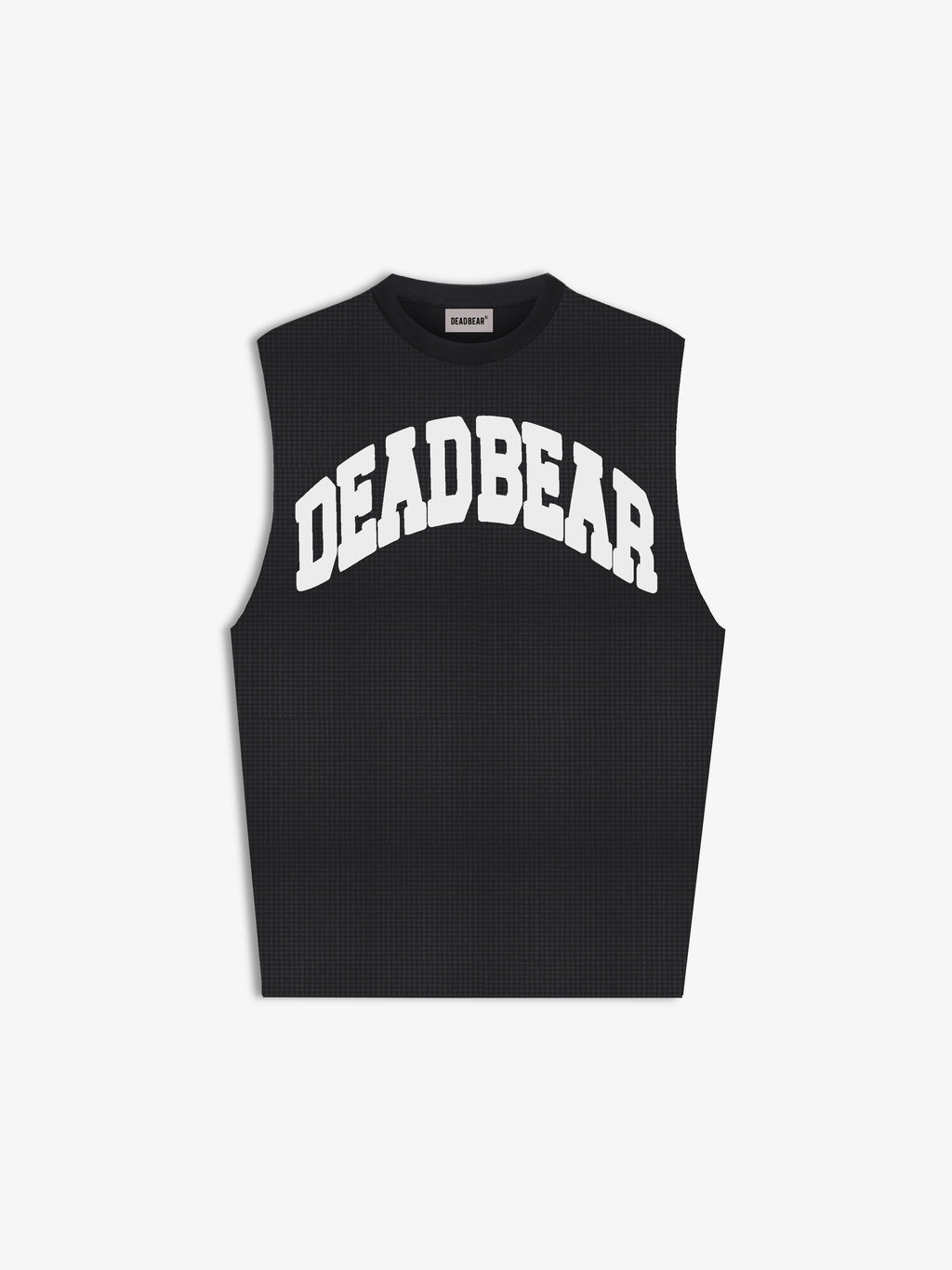 Waffle Tank Black