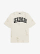 Distressed Cream White Tee