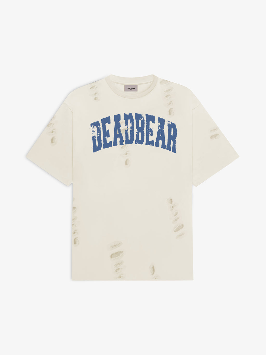 Distressed Cream White Tee 2.0