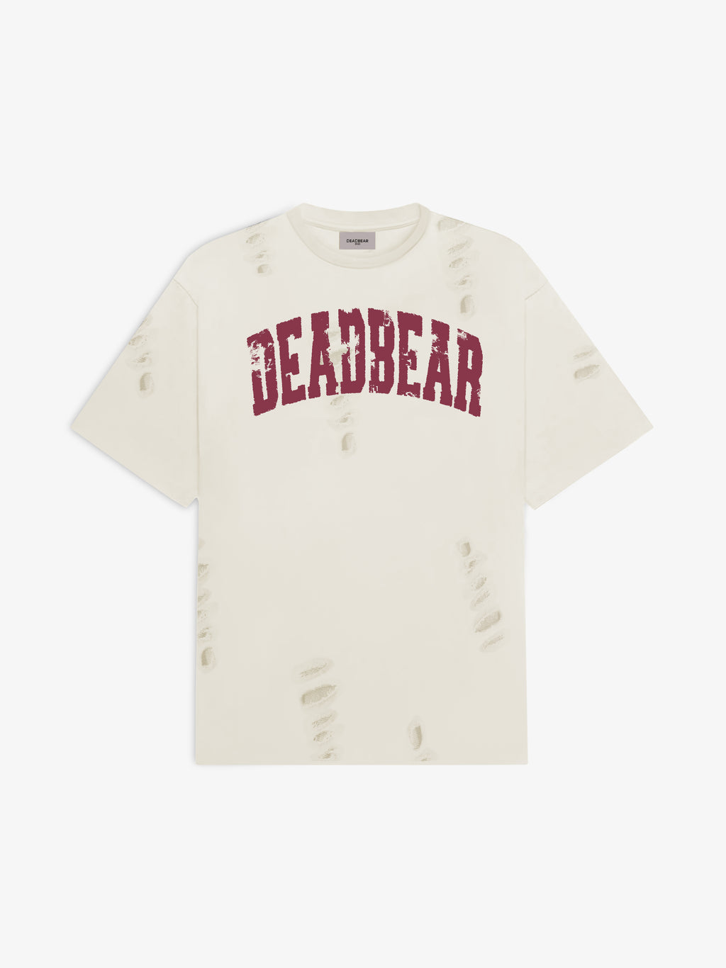 Distressed Cream White Tee 3.0