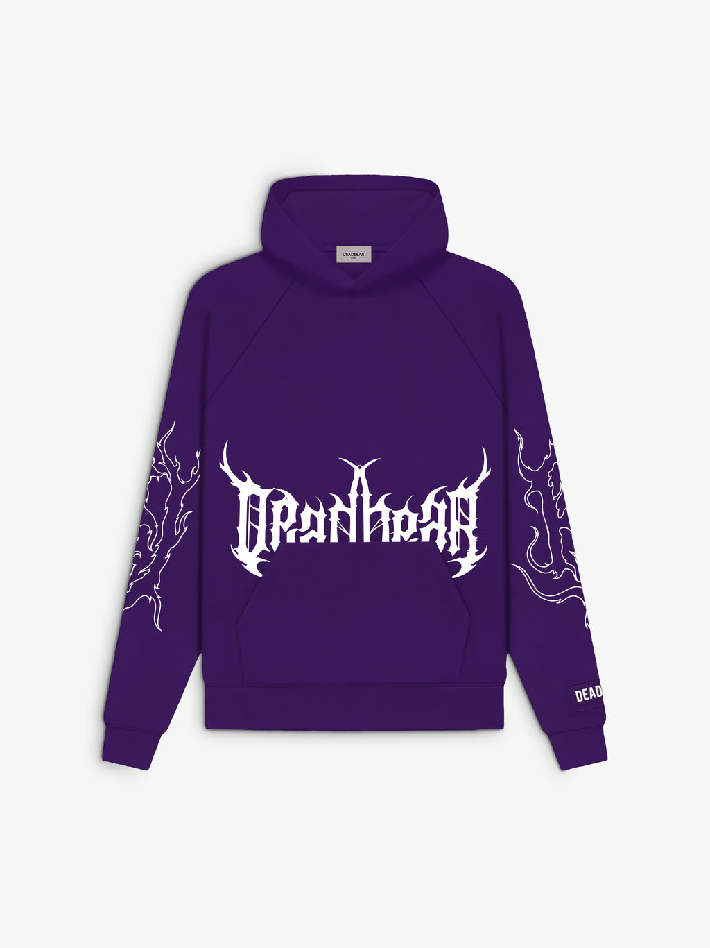 Flames Hoodie Purple