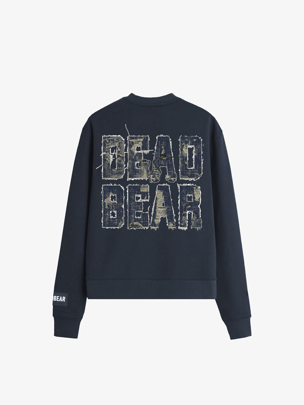 Fake Denim Sweatshirt Navy