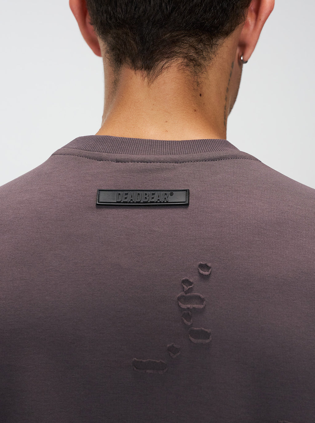 Distressed Ash Grey Tee