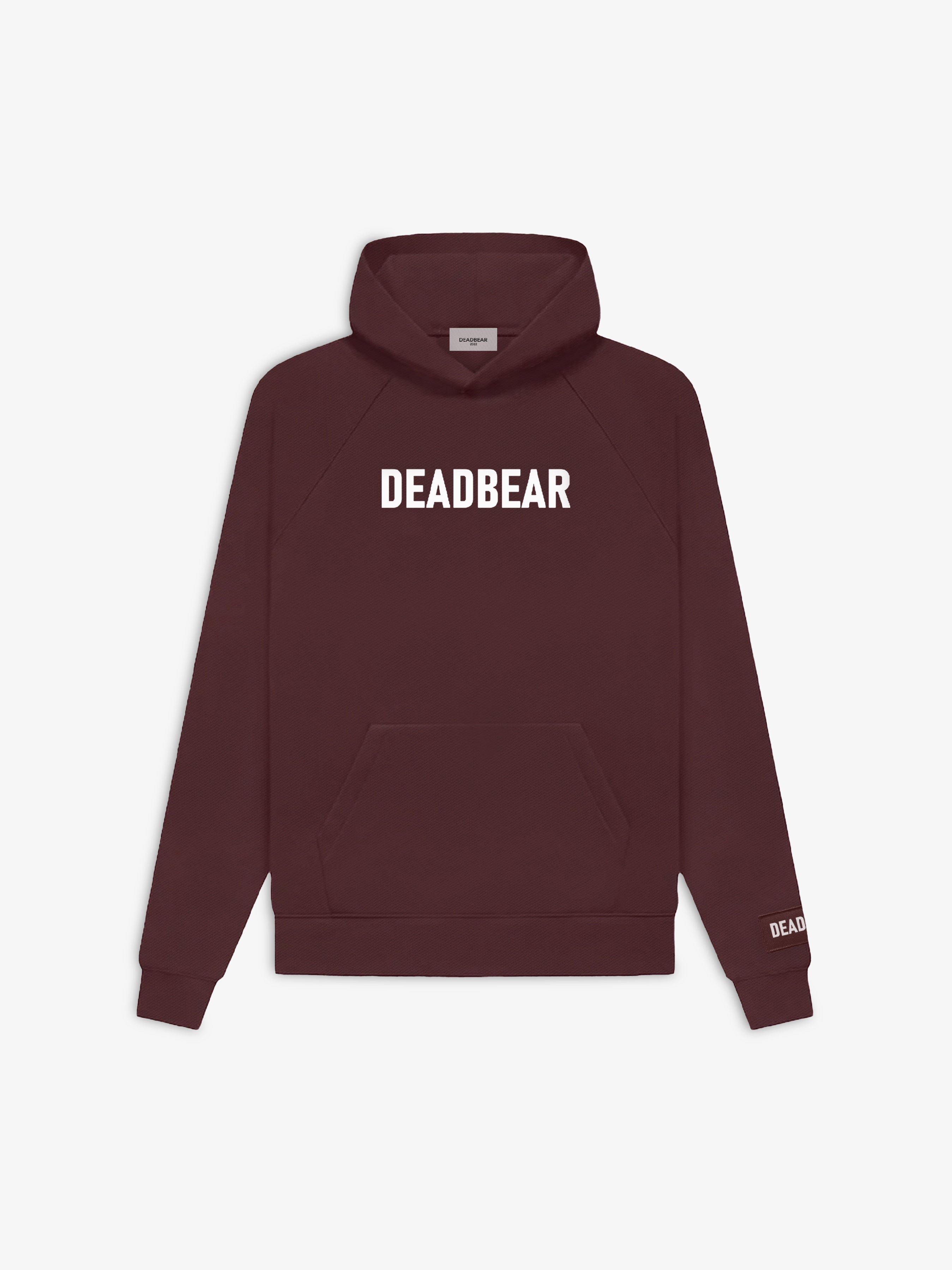 Basic Wine Hoodie DEADBEAR INDIA Basic wine hoodie deadbear india