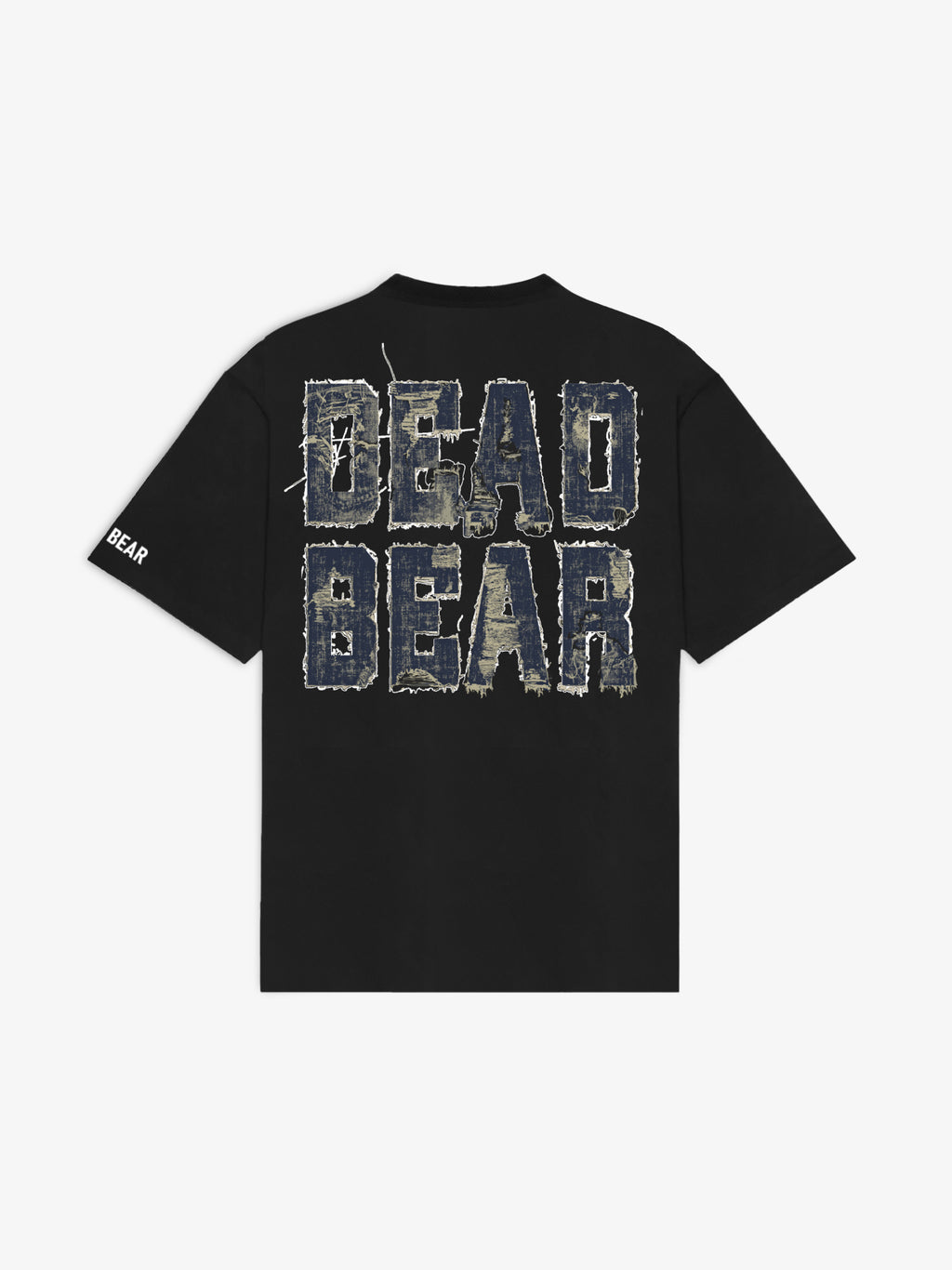 Fake Denim Tee Black