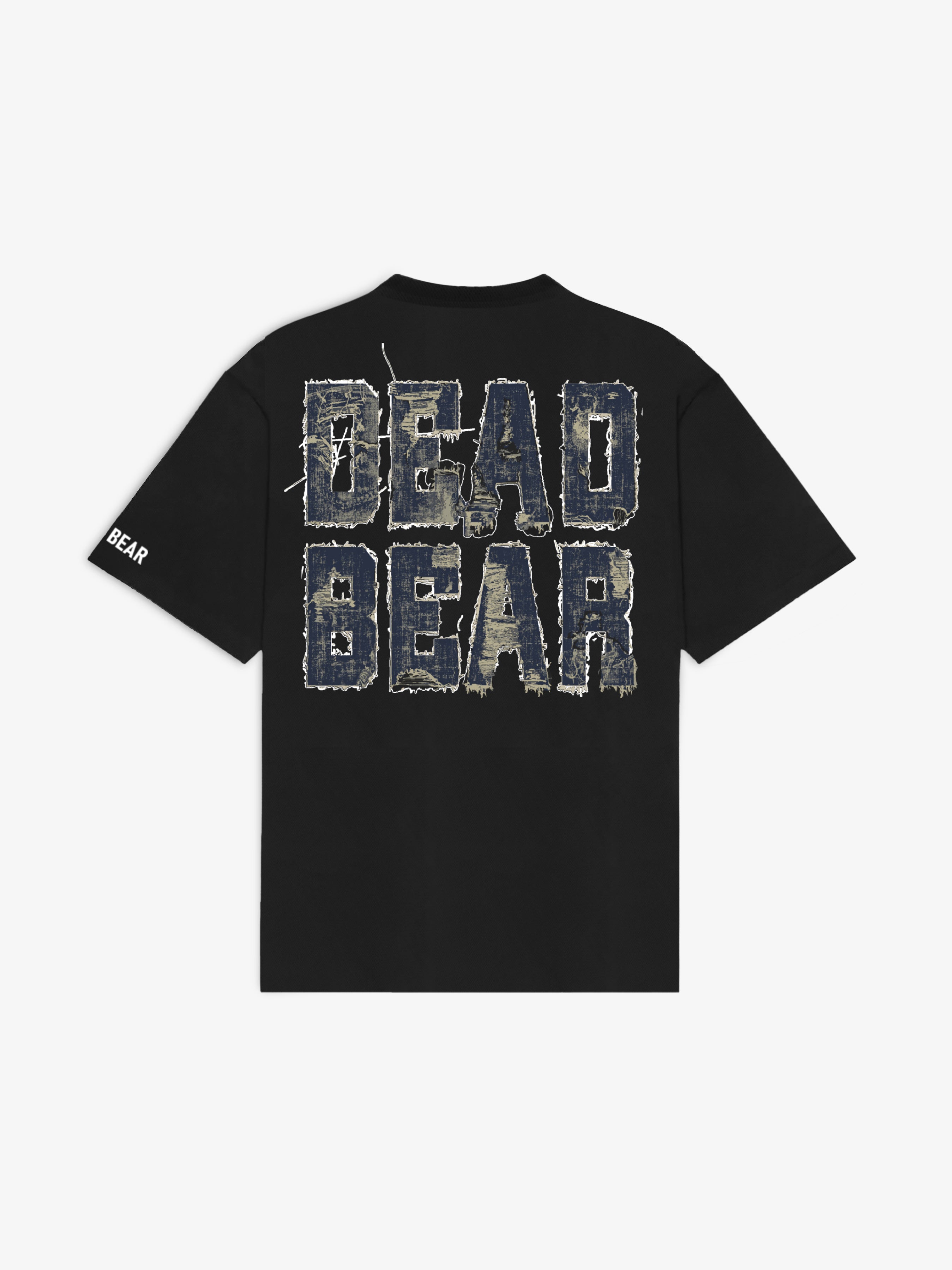 Fake Denim Tee Black