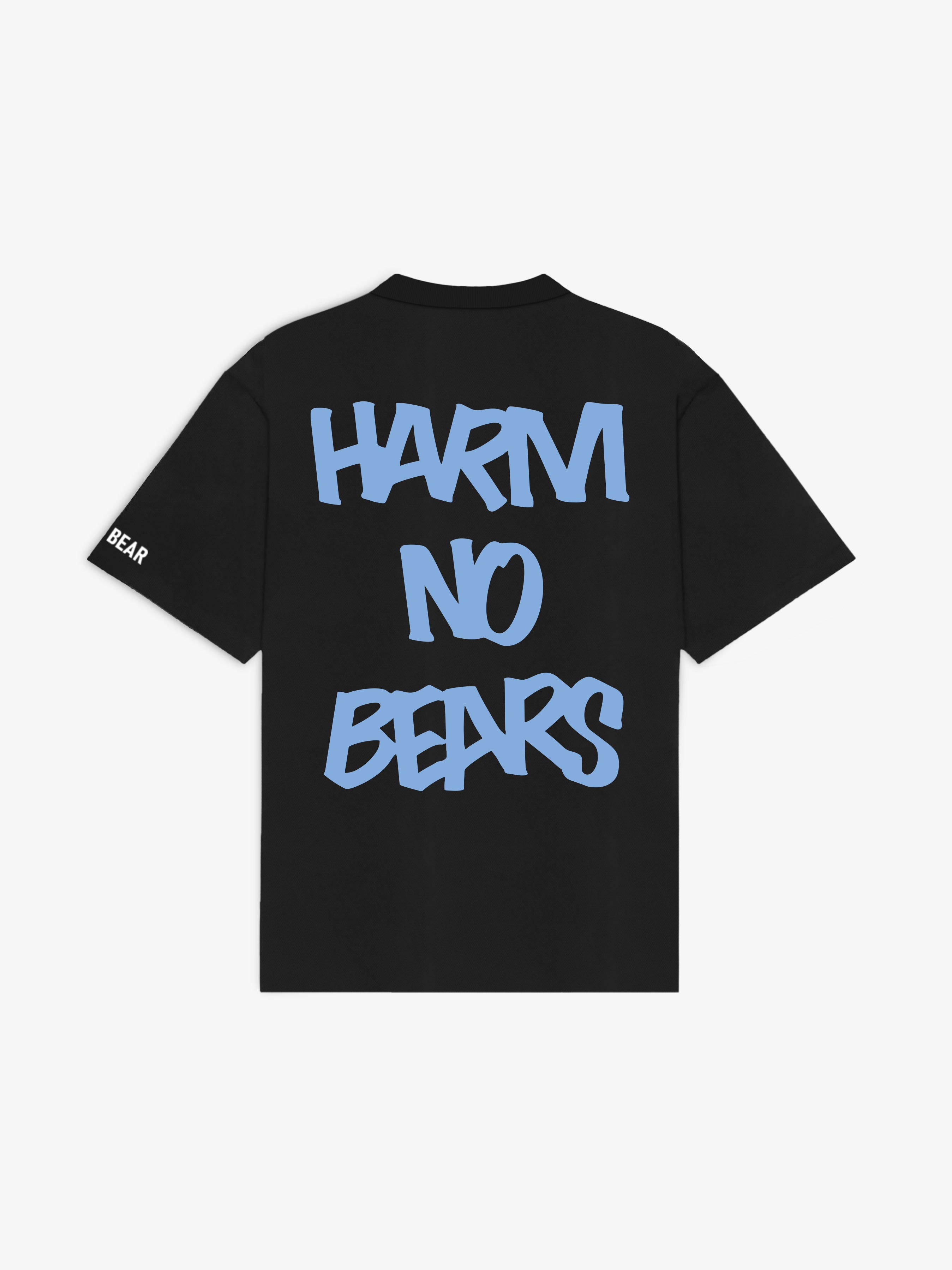 Harm No Bear Tee Black 2.0
