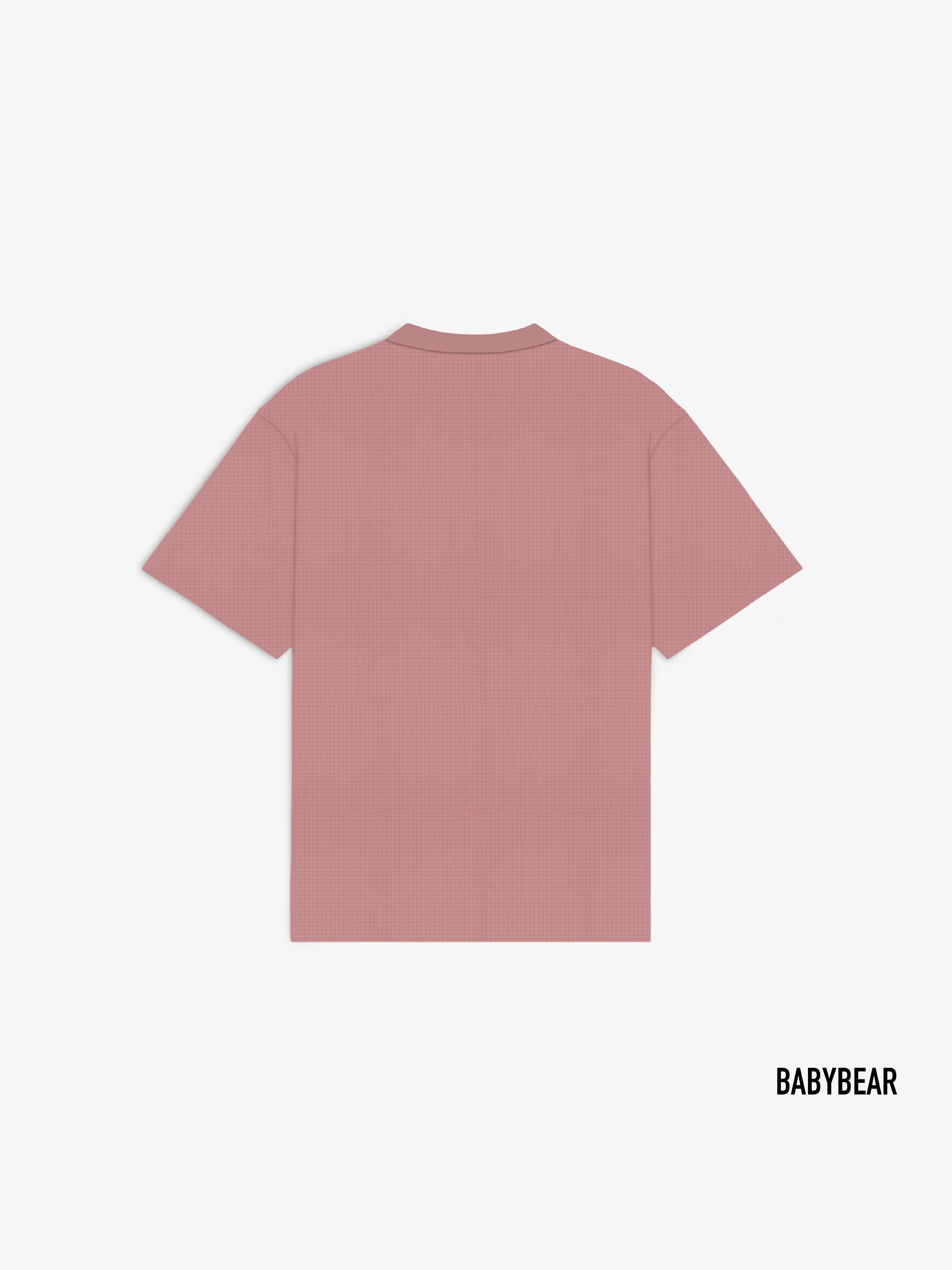 Babybear Waffle Tee Pink