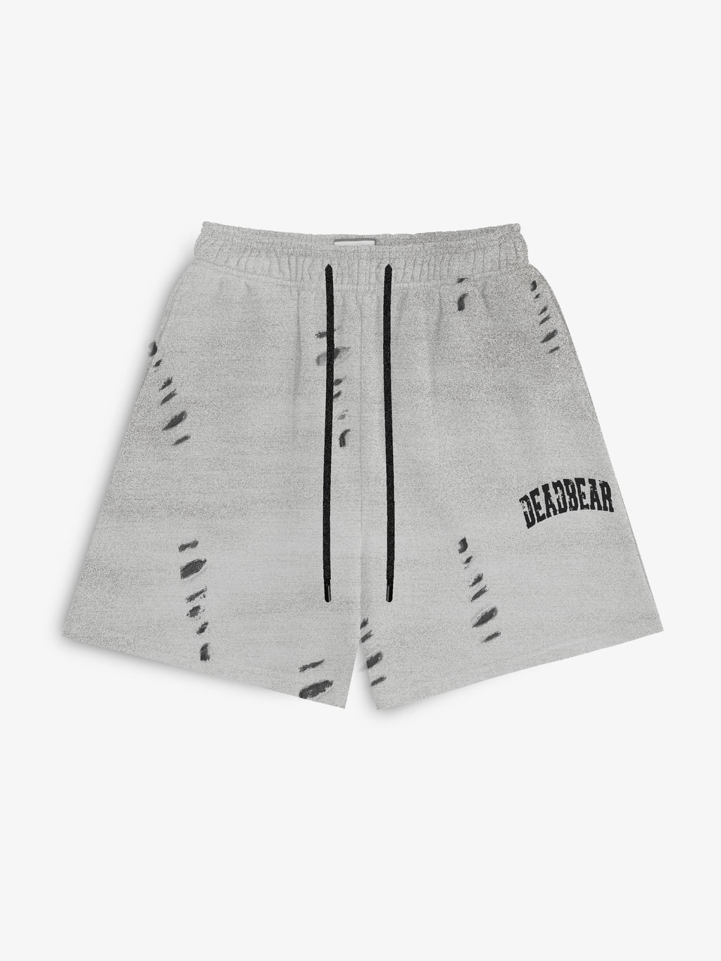 Distressed Washed Grey Shorts