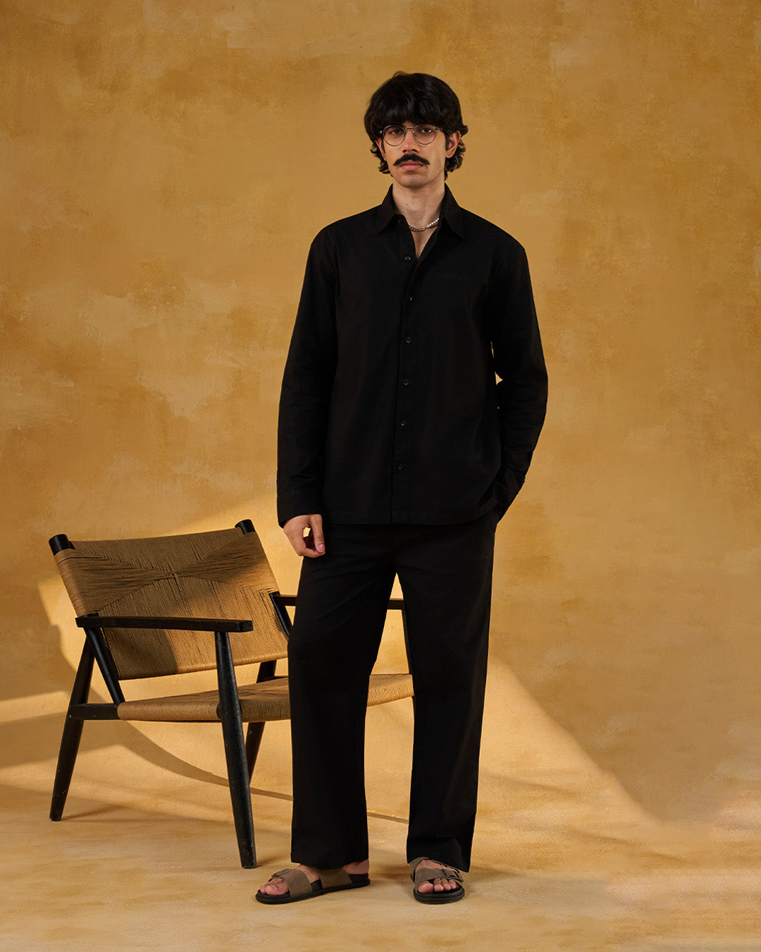 Co-ord Straight Pant Black